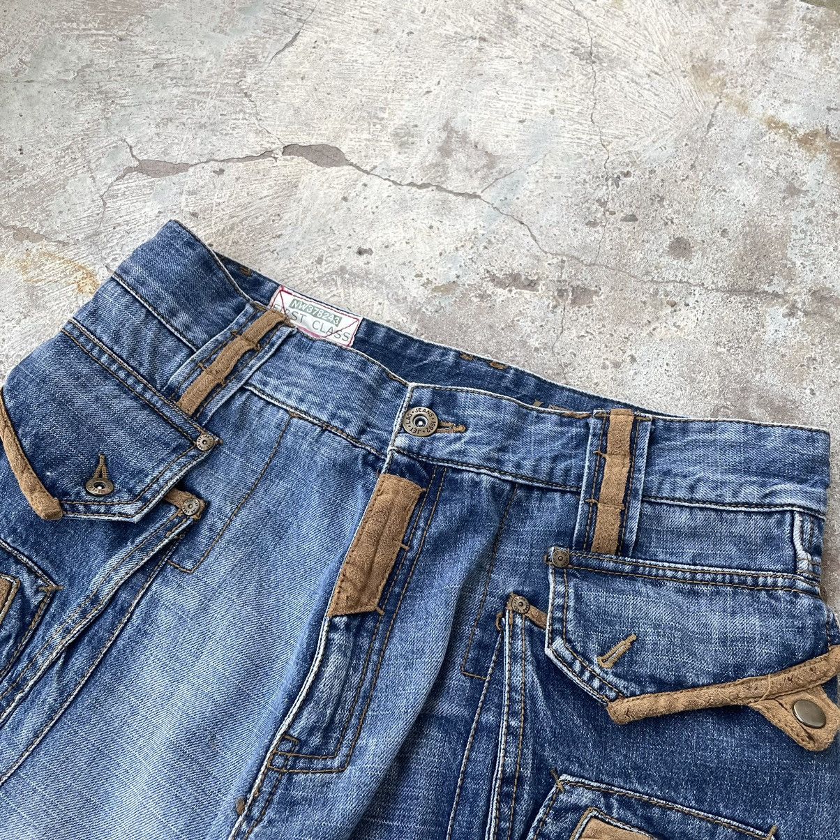 Japanese Brand × Vintage Vintage jetlag Bondage Cargo Jeans Japanese Style Y2K Size US 34 / EU 50 - 10 Thumbnail