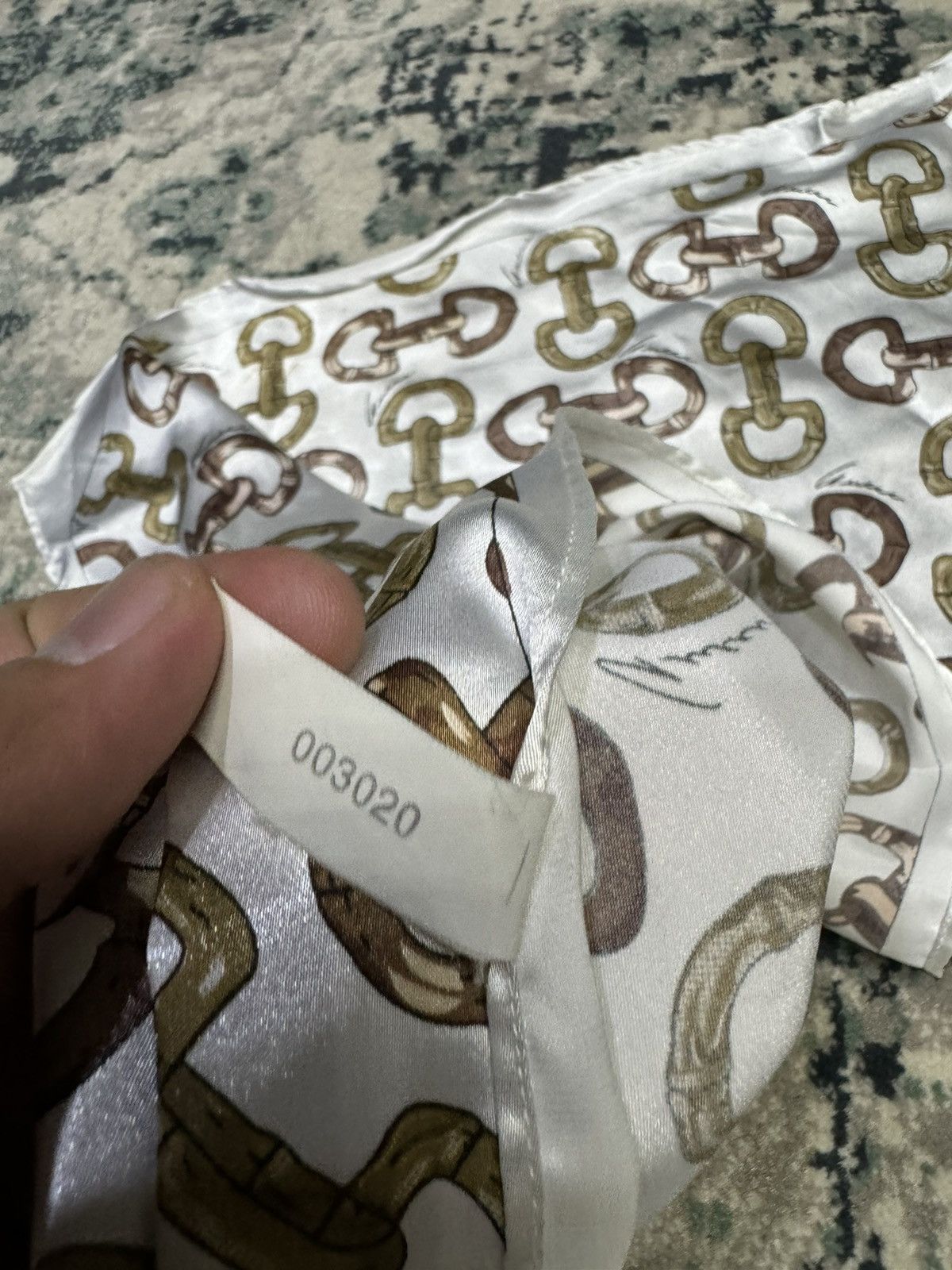 Gucci GUCCI FULLPRINT HORSEBIT SCARF NECK WRAP Size ONE SIZE - 8 Thumbnail