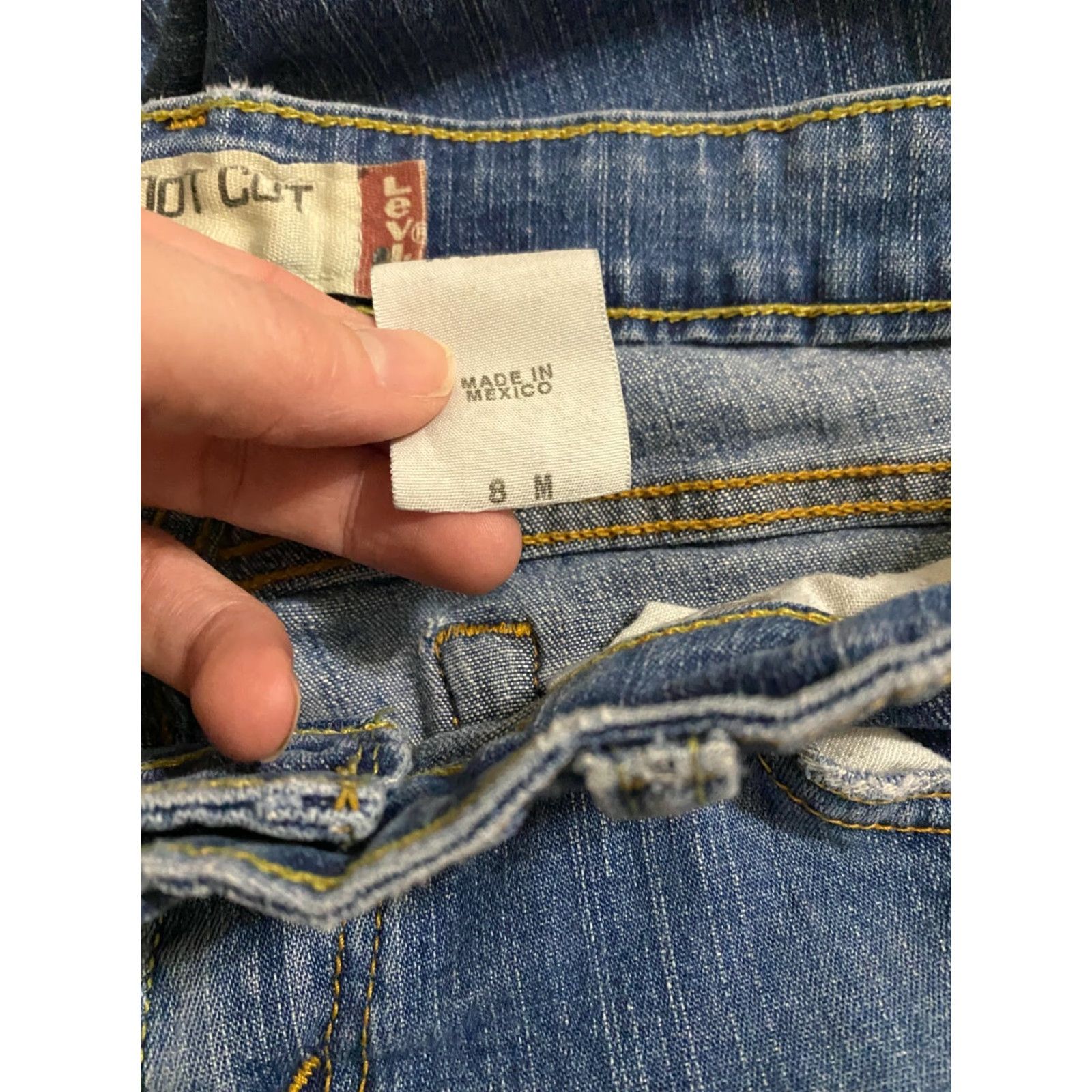Levi's Levi's 545 Bootcut Denim Jeans Blue 8M Womens Low Rise Stretch 5-Pocket Regular Size: 8 Blue Size 30" / US 8 / IT 44 - 4 Thumbnail