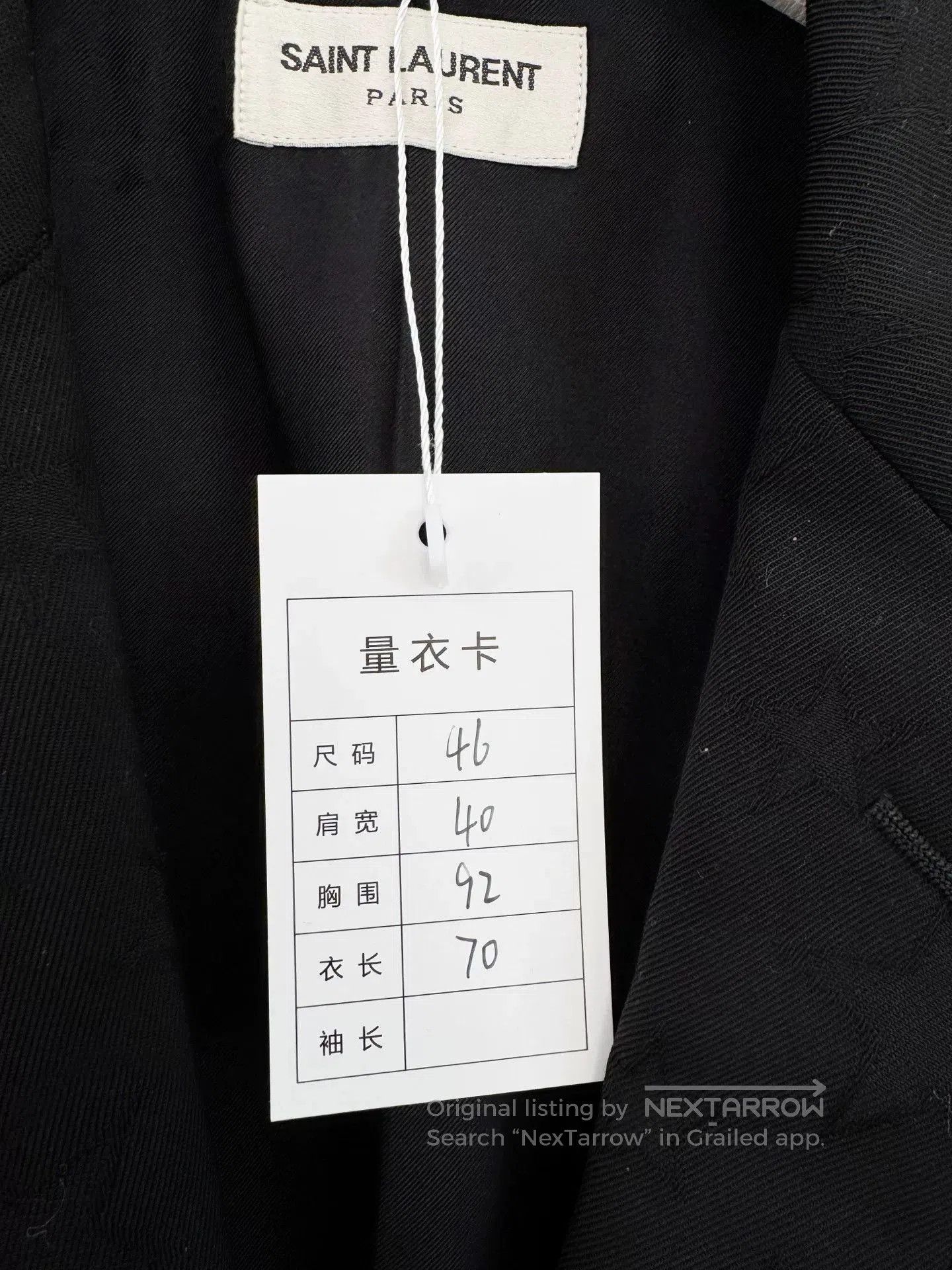 Saint Laurent Paris Saint Laurent Star Pattern Wool Blazer. Size US S / EU 44-46 / 1 - 8 Thumbnail