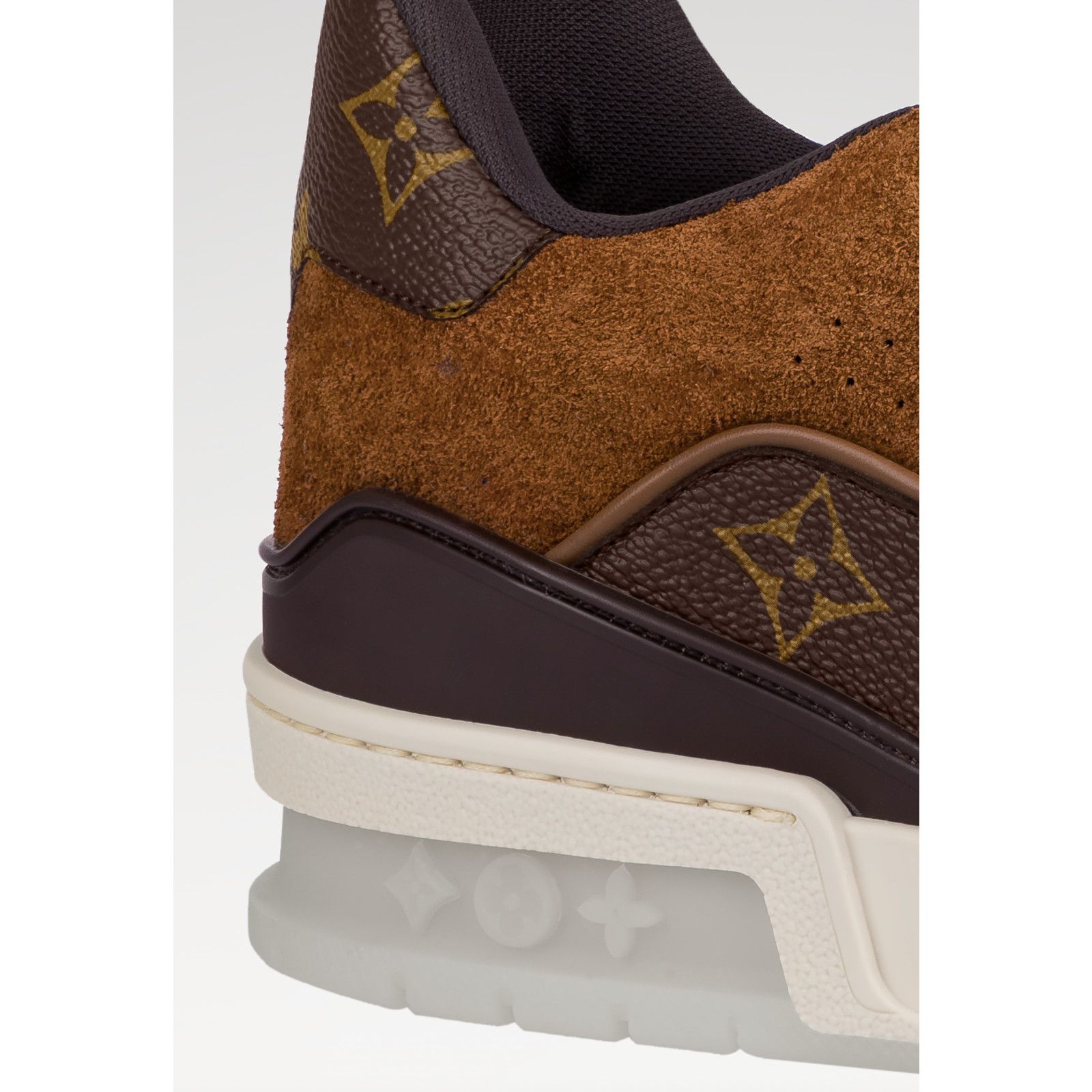 Louis Vuitton Louis Vuitton Brown Monogram LV Logo Suede Low Top Size US 10 / EU 43 - 4 Thumbnail