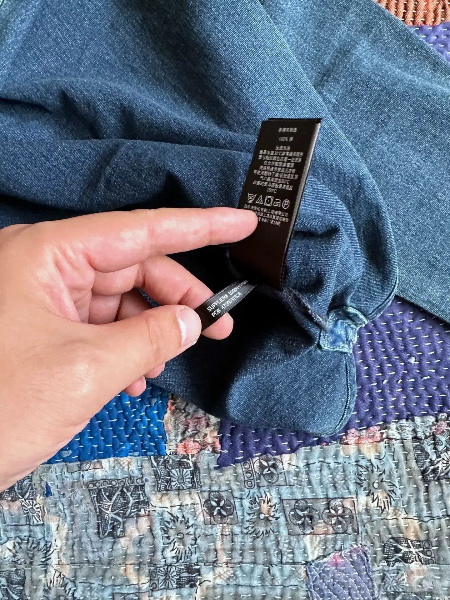 RRL Ralph Lauren rrl indigo dye striped t. Size US S / EU 44-46 / 1 - 5 Thumbnail