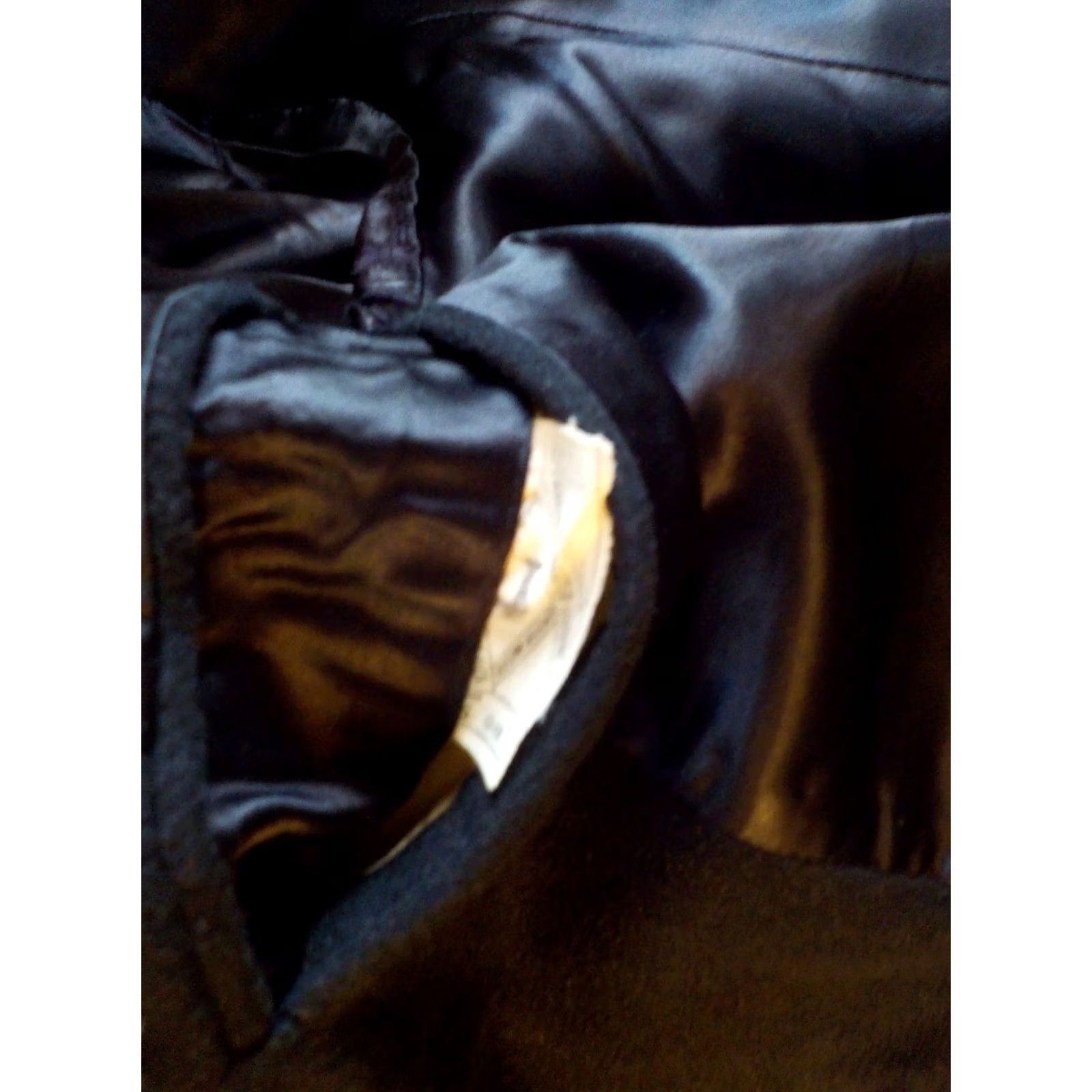 Vintage VINTAGE Unbranded Overcoat Black Wool Cashmere/Mix Single Breasted M/L Mens Overcoat Size US M / EU 48-50 / 2 - 6 Thumbnail