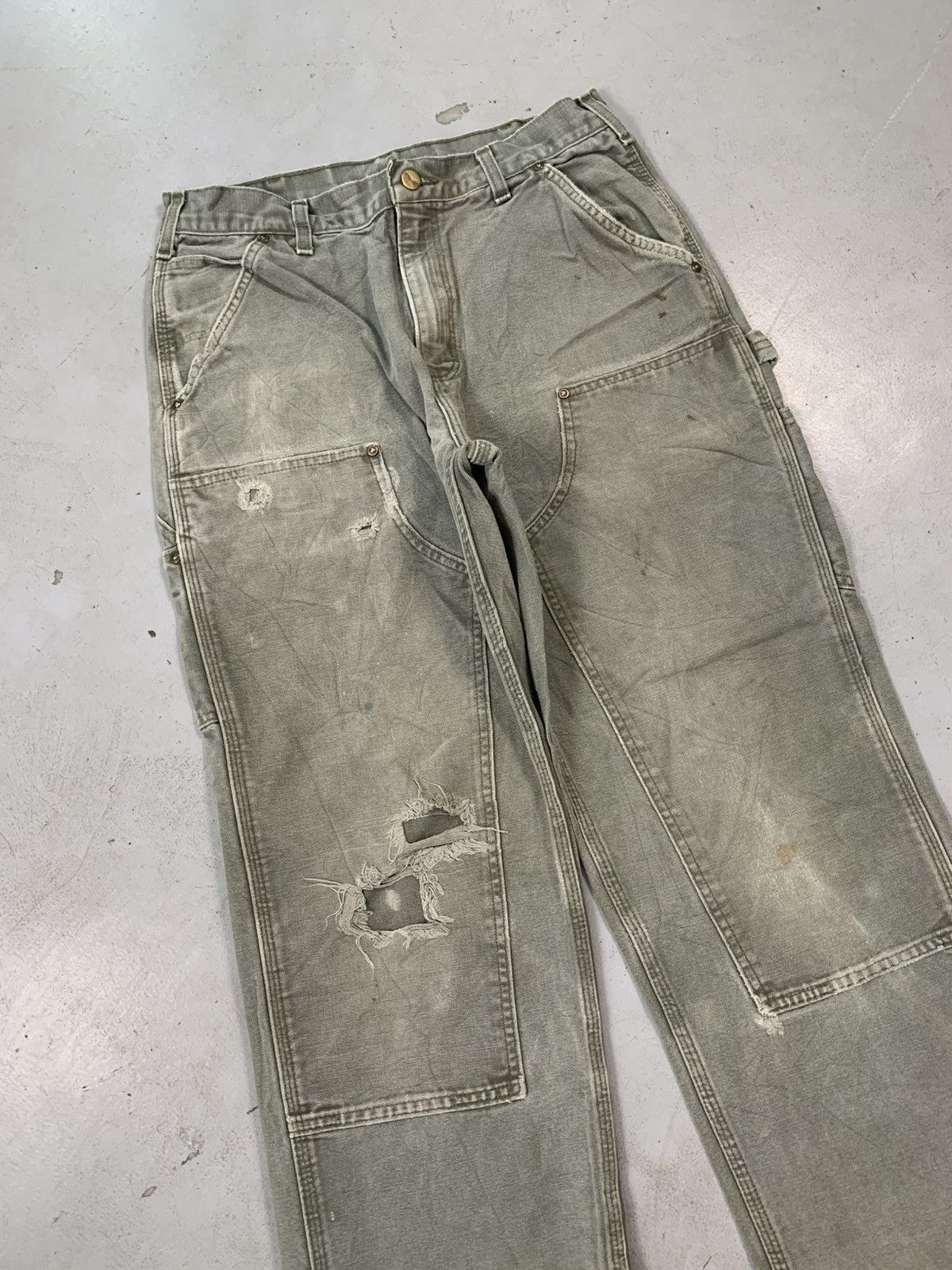 Carhartt vintage carhartt double knee b136 mosd Size US 32 / EU 48 - 3 Thumbnail