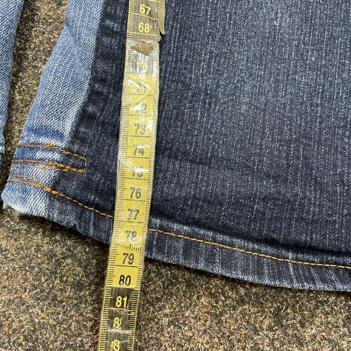 Vintage Y2K Baggy Wide Leg Distressed Flare Jeans Skate Streetwear Size 36" / US 14 / IT 50 - 7 Thumbnail