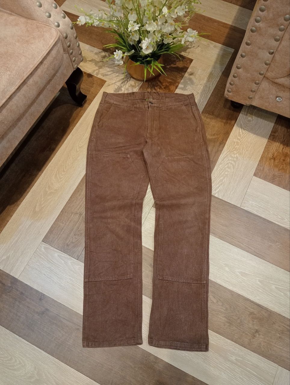 Japanese Brand JAPANESE PHATEE DOUBLE KNEE DENIM PANTS Size US 33 - 1 Thumbnail