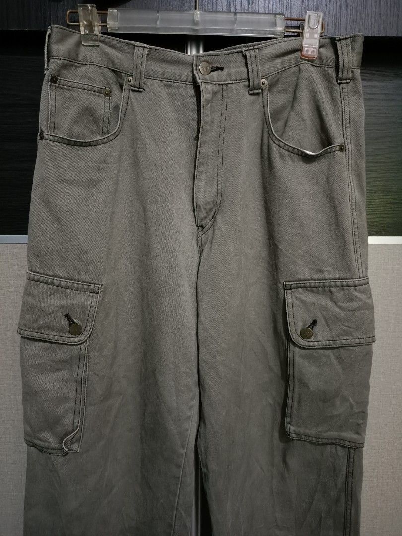 Designer × Vintage Vintage barrell roll street clothing cargo baggy pants Size US 32 / EU 48 - 2 Thumbnail