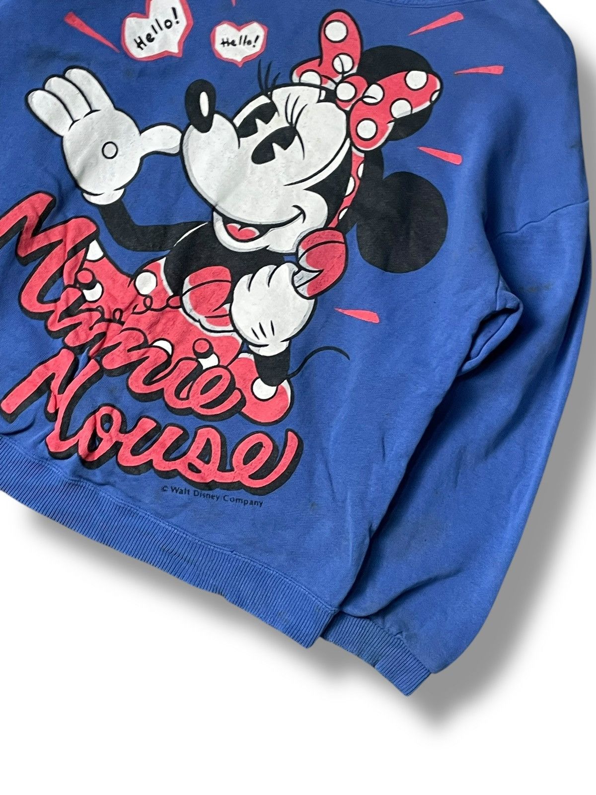 Disney × Japanese Brand × Vintage WALT DISNEY Minnie Mouse Pullover Sweatshirt (80) Size S / US 4 / IT 40 - 3 Thumbnail