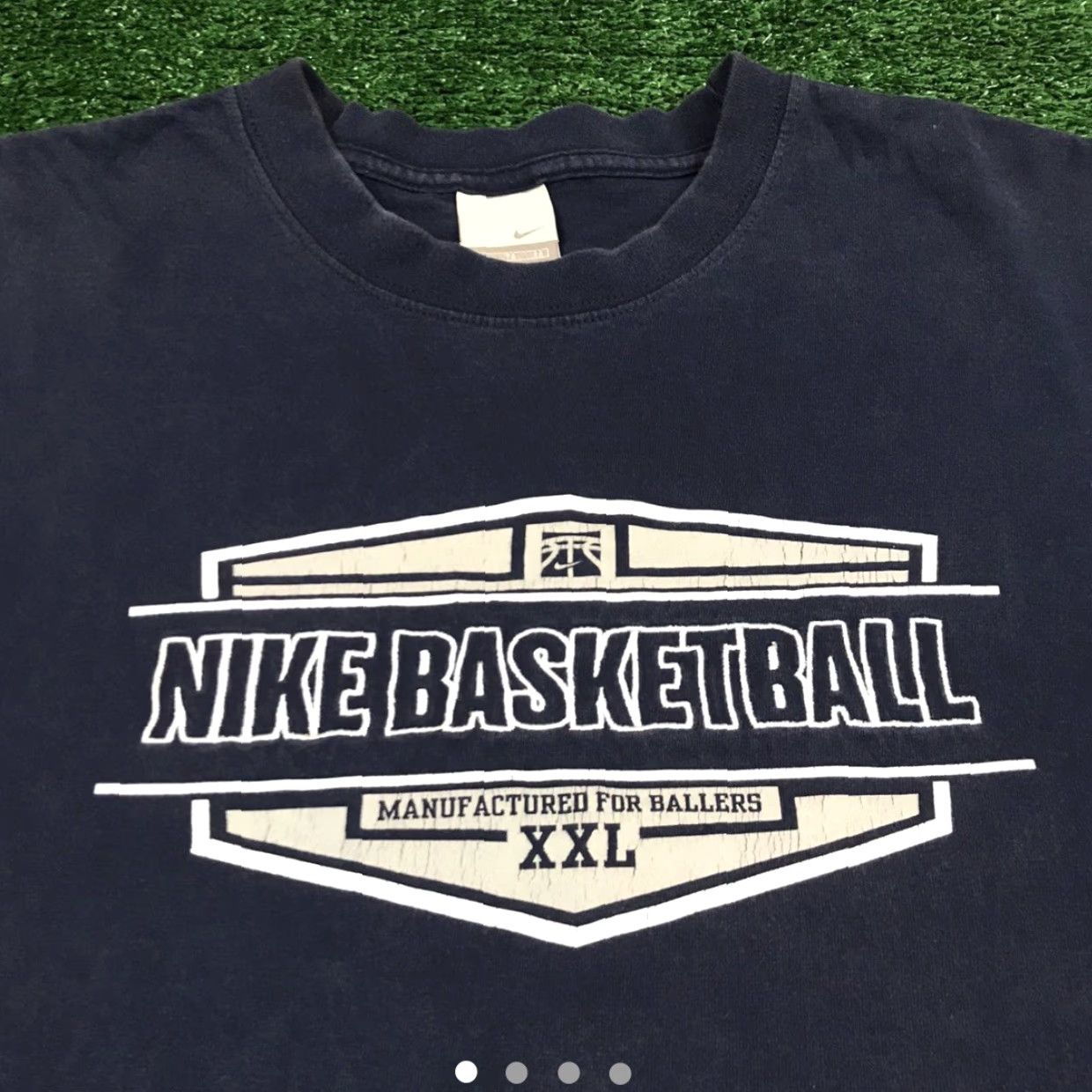 Nike Nike Shirt Mens XL Blue White Embroidered Basketball TShirt Size US XL / EU 56 / 4 - 2 Thumbnail