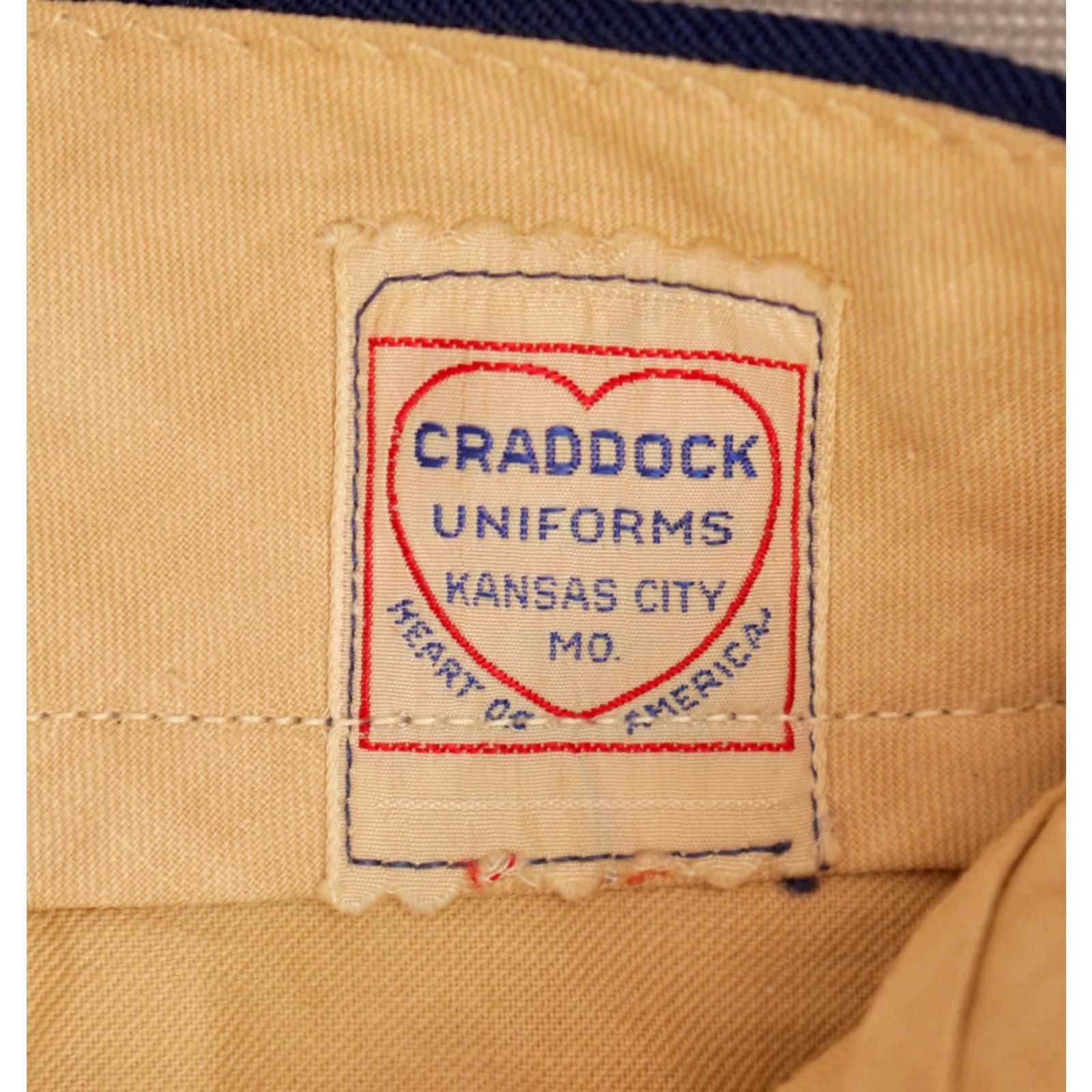 Vintage Vintage Craddock Uniform Men’s VTG 50s Blue & Red Band Uniform Flared Pants 38x26.5 Wool 1950s Inseam 26.5 Mens Size US 38 / EU 54 - 4 Thumbnail