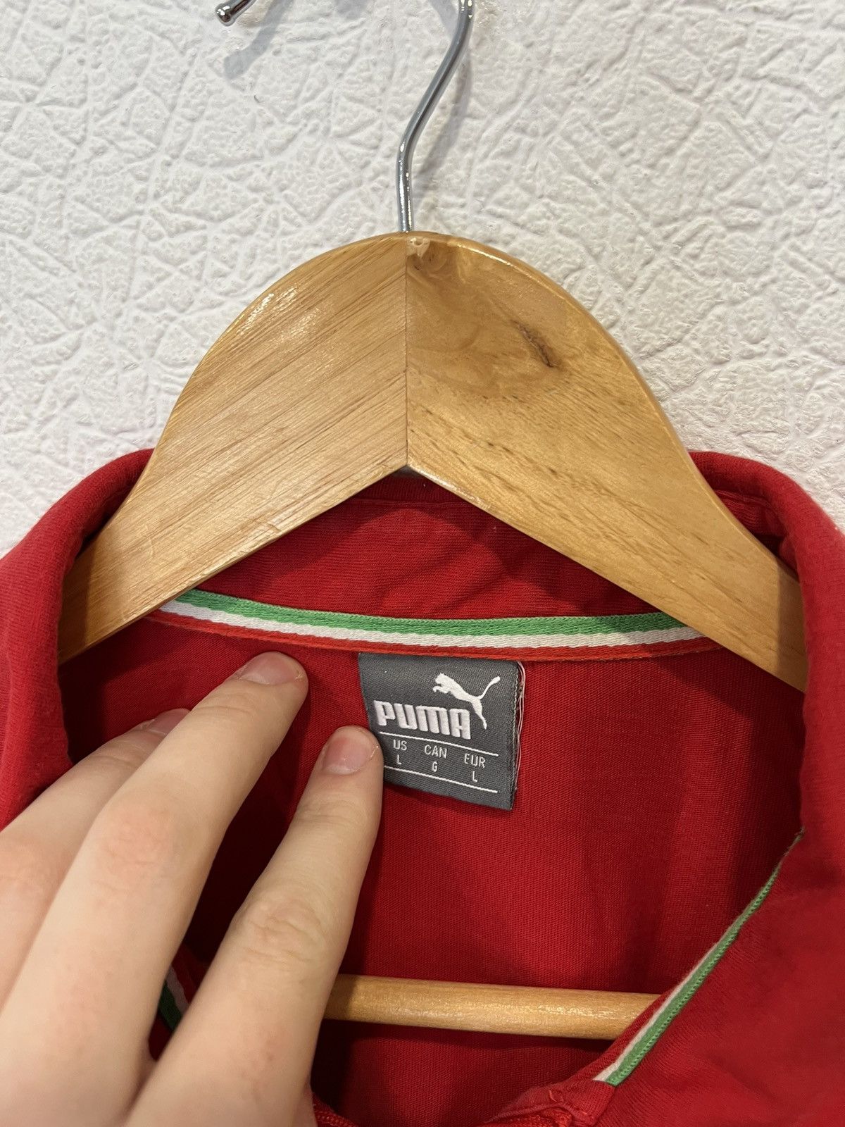 Puma Puma Scuderia Ferrari Racing polo T shirt Mission Winnow Size US L / EU 52-54 / 3 - 3 Thumbnail