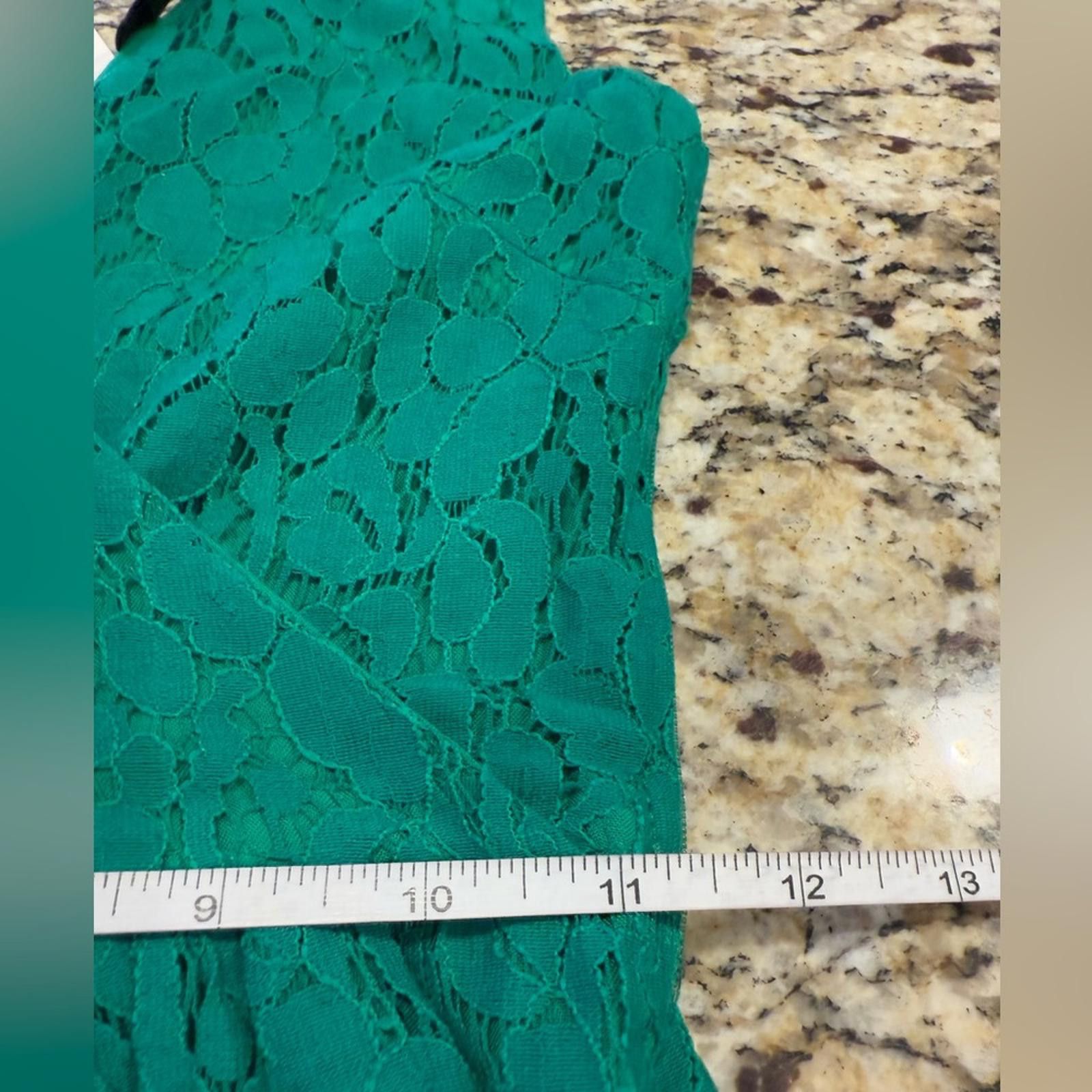 Other Aqua kelly green floral lace sleeveless mini dress Size XS Size XS / US 0-2 / IT 36-38 - 11 Thumbnail