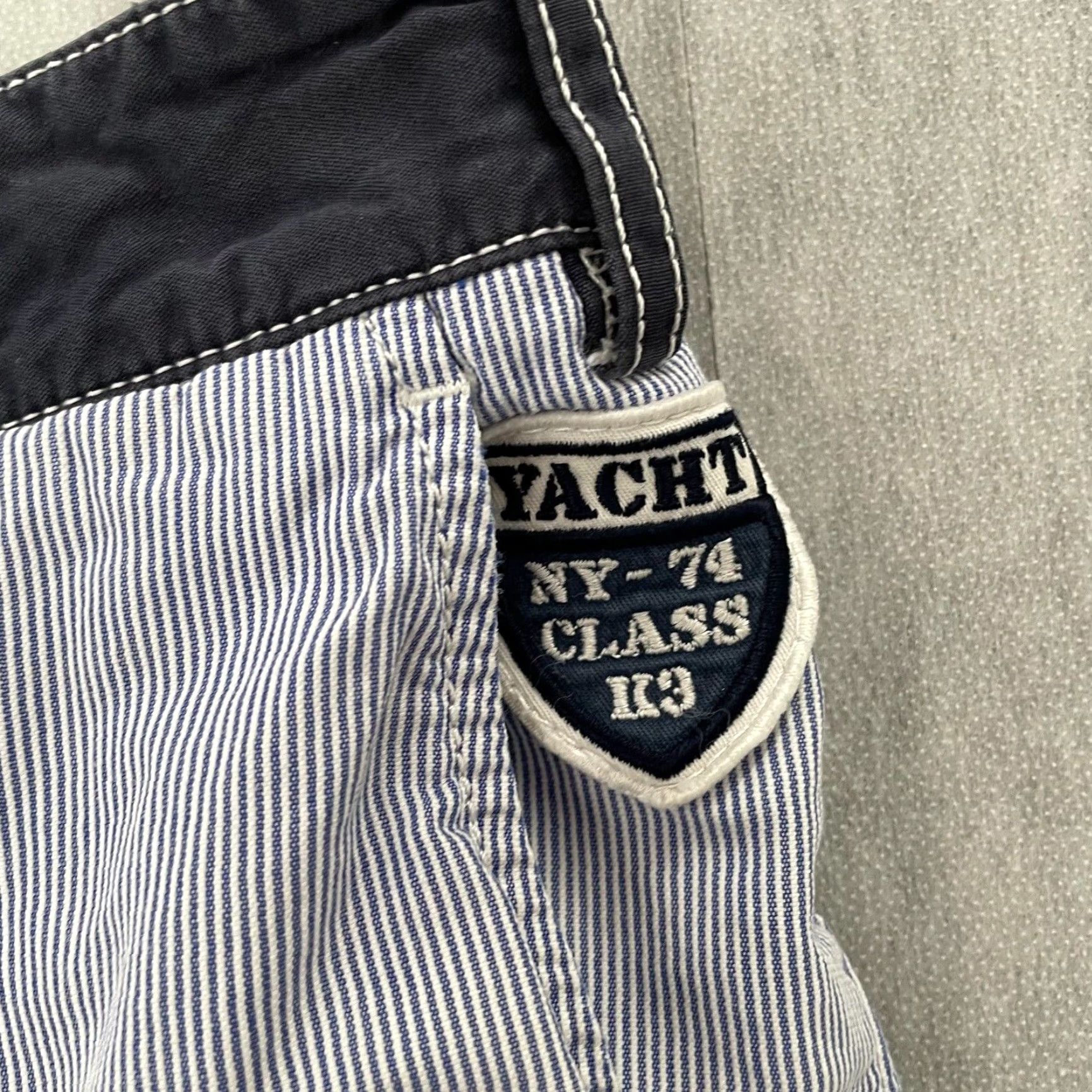 Paul & Shark VINTAGE Paul & Shark Yachting Shorts Bermuda Adult 48 Blue Nautical Logo Cotton Summer Mens Size US 32 / EU 48 - 4 Thumbnail