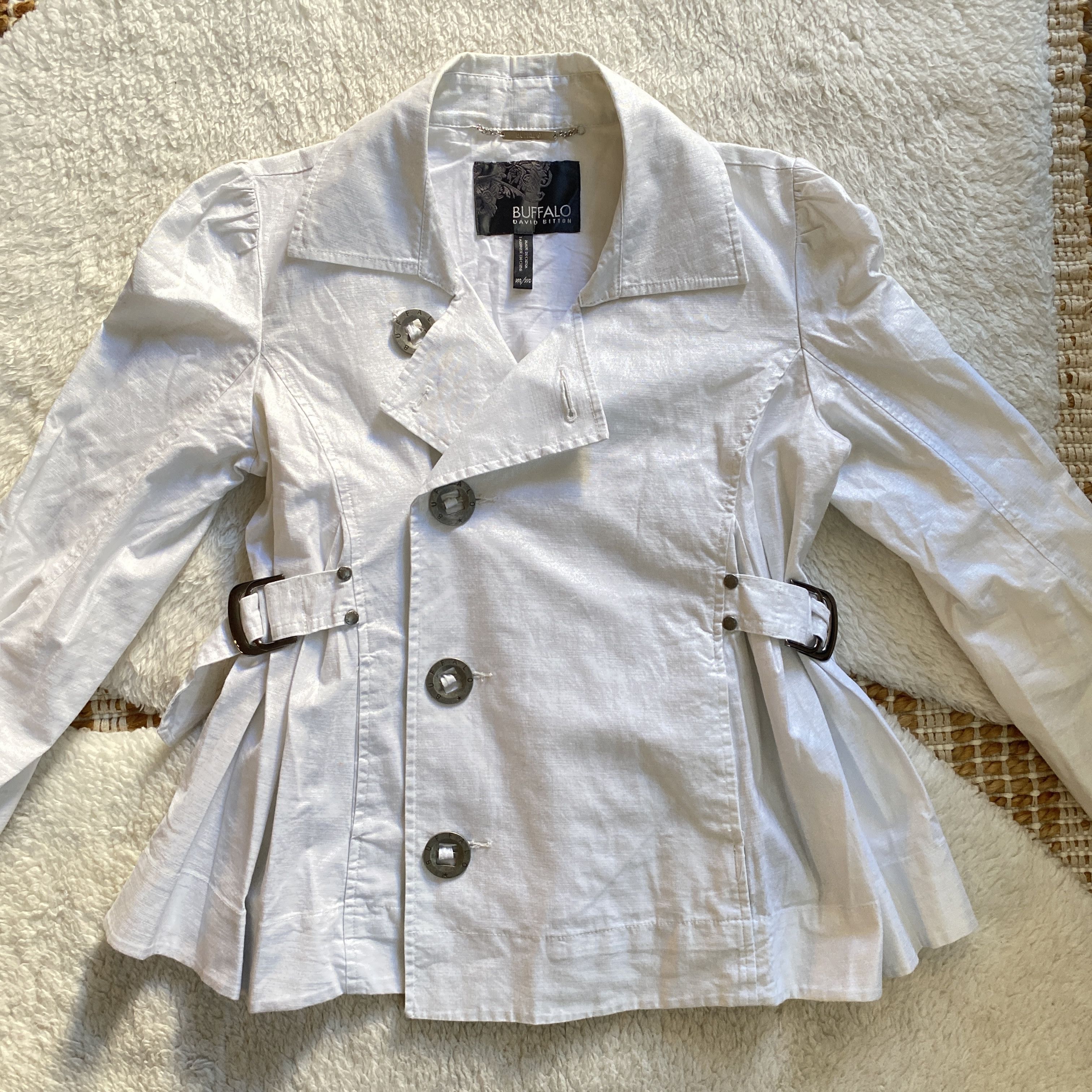 Buffalo David Bitton Buffalo David Bitton White Blazer Jacket Women’s Size M / US 6-8 / IT 42-44 - 16 Thumbnail
