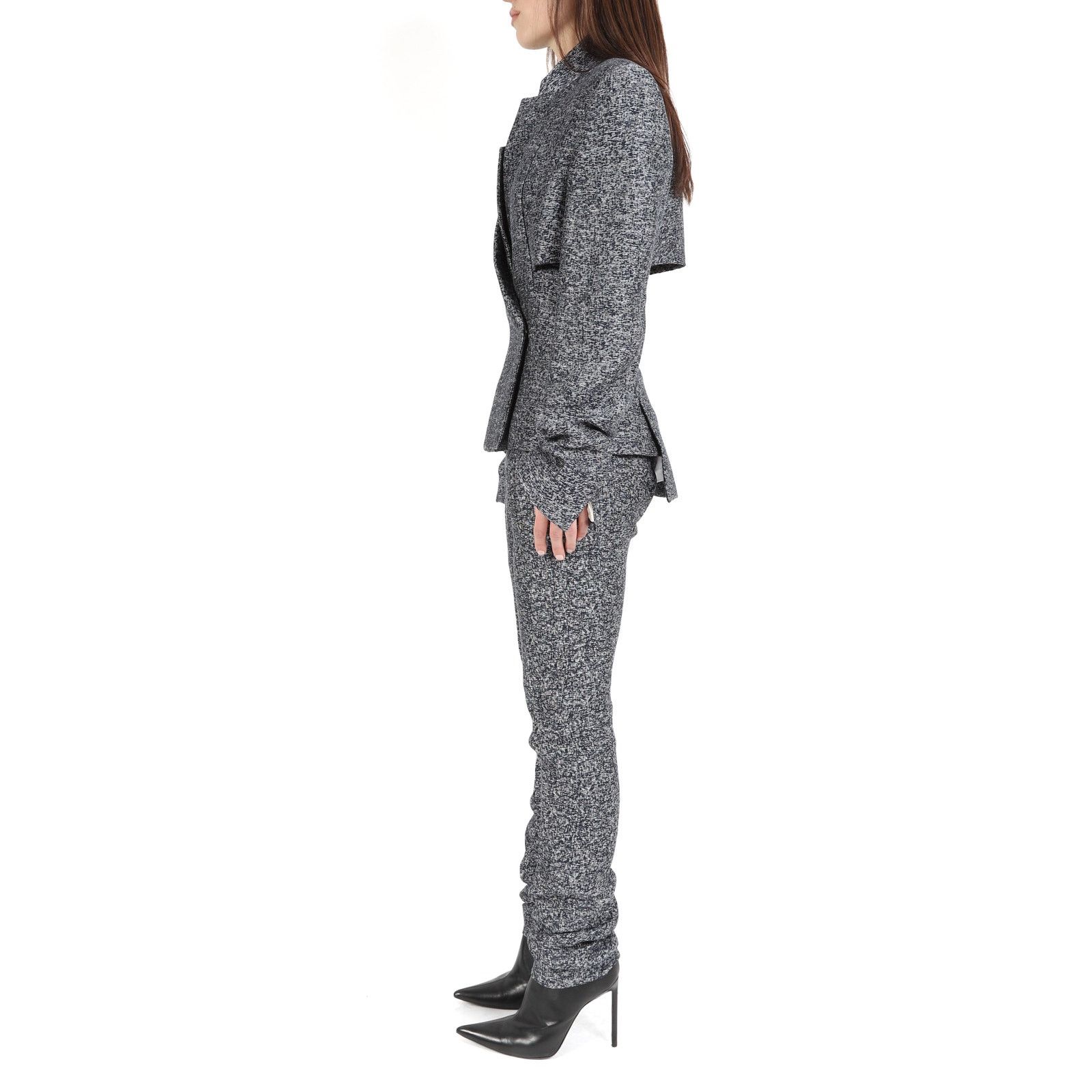Haider Ackermann FW13 Tailored Blazer with Cut Outs in Blue and Ivory Size XS / US 0-2 / IT 36-38 - 4 Thumbnail