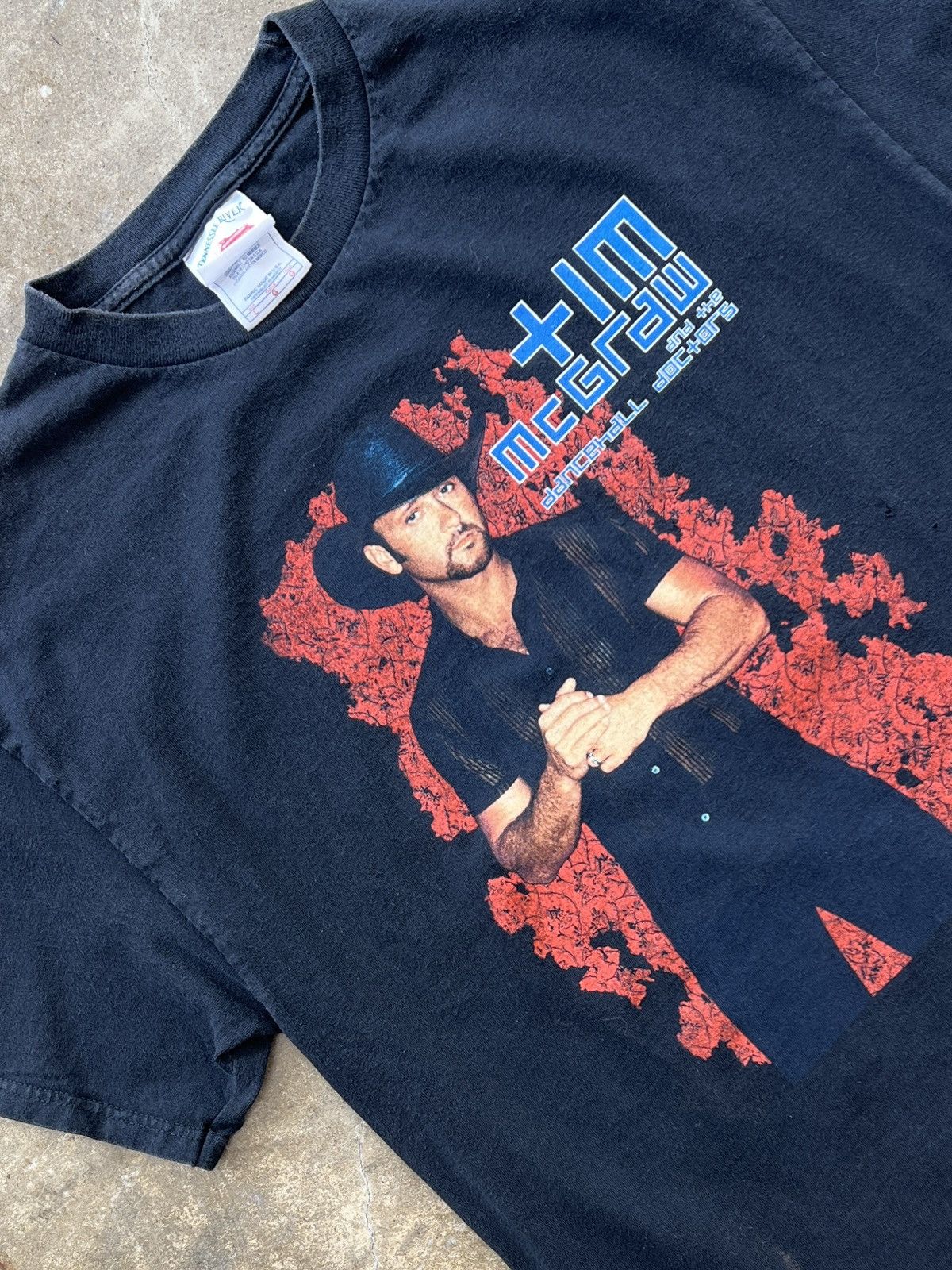 Band Tees Vintage 2003 Tim McGraw The Dancehall Doctors Tour Tee Large Size US L / EU 52-54 / 3 - 1 Thumbnail