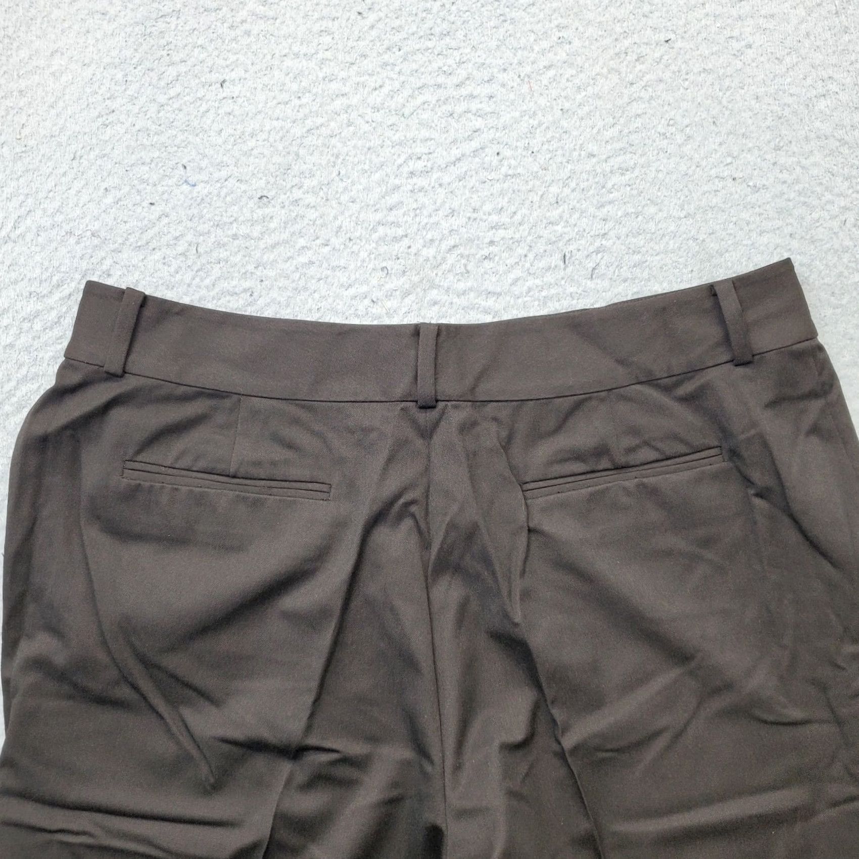 Ralph Lauren Lauren Ralph Lauren Chino Pants Womens 14 Brown Flat Front Wide Leg Hook & Eye Size 36" / US 14 / IT 50 - 8 Thumbnail