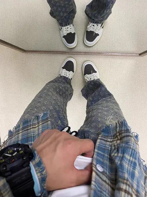 Japanese Brand Title Flower High Street Loose Fit Vintage Jeans Size US 33 - 8 Thumbnail