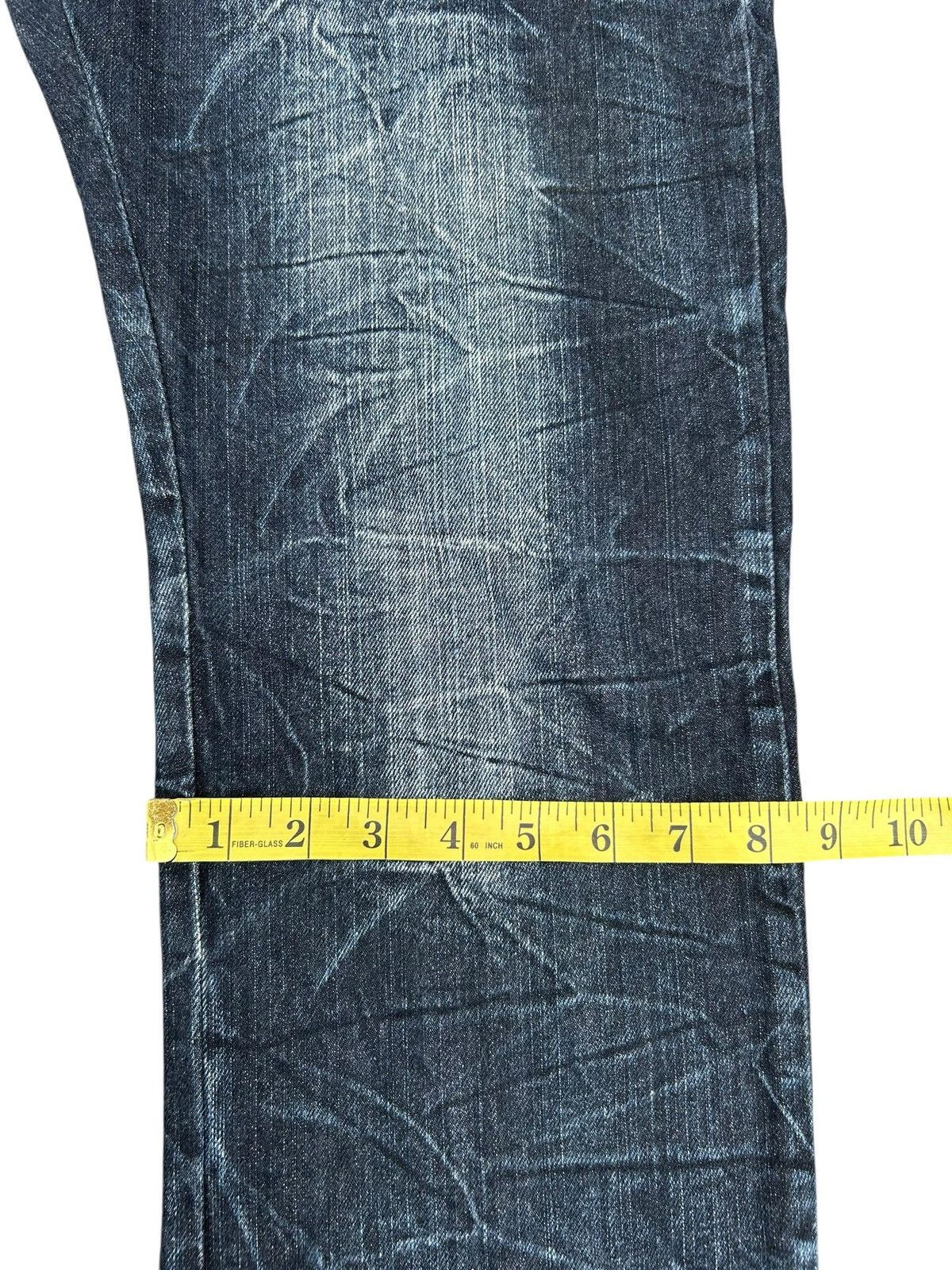 If Six Was Nine SKULL BONES WILD LIFE STUDDED CLAWMARK DISTRESSED DENIM☠️ Size US 32 / EU 48 - 19 Thumbnail