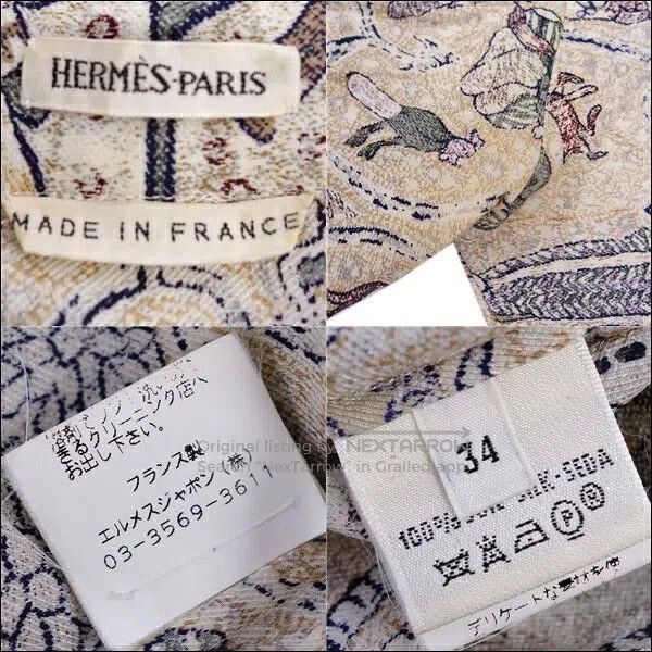 Hermes Hermes Silk printed shirt Size XXS / US 00 / IT 34 - 7 Thumbnail