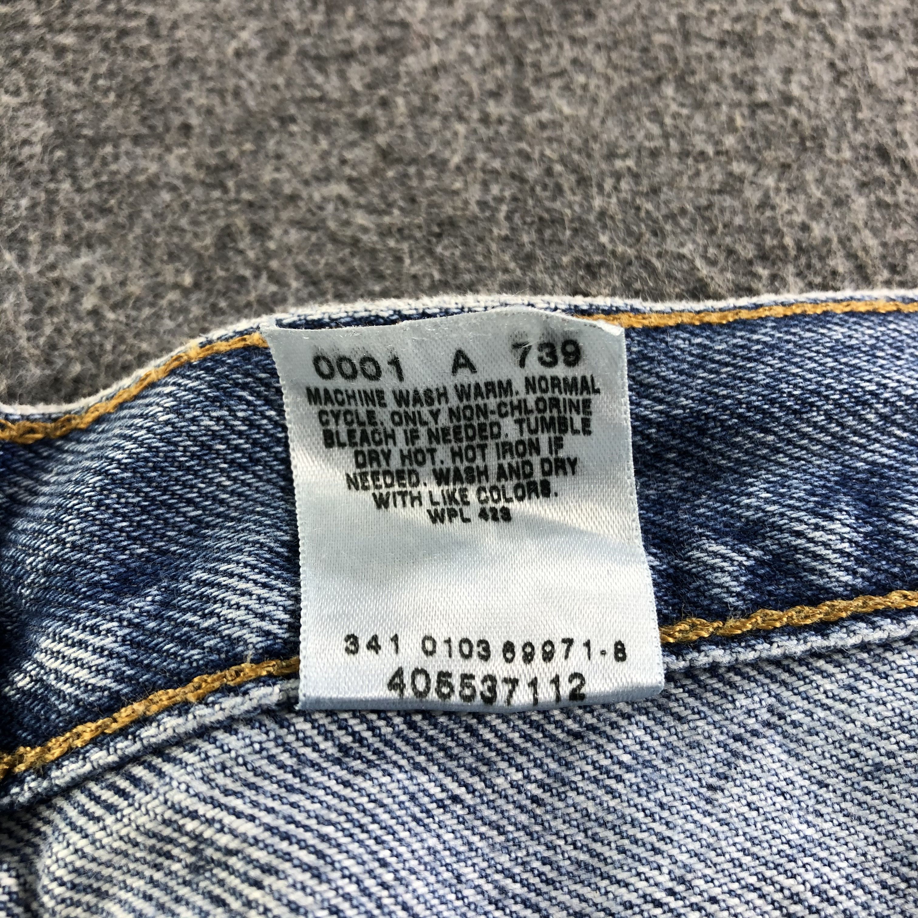 Levi's Vintage 90s Blue Wash Levis 550 Jeans-J3010 Size US 32 / EU 48 - 11 Thumbnail
