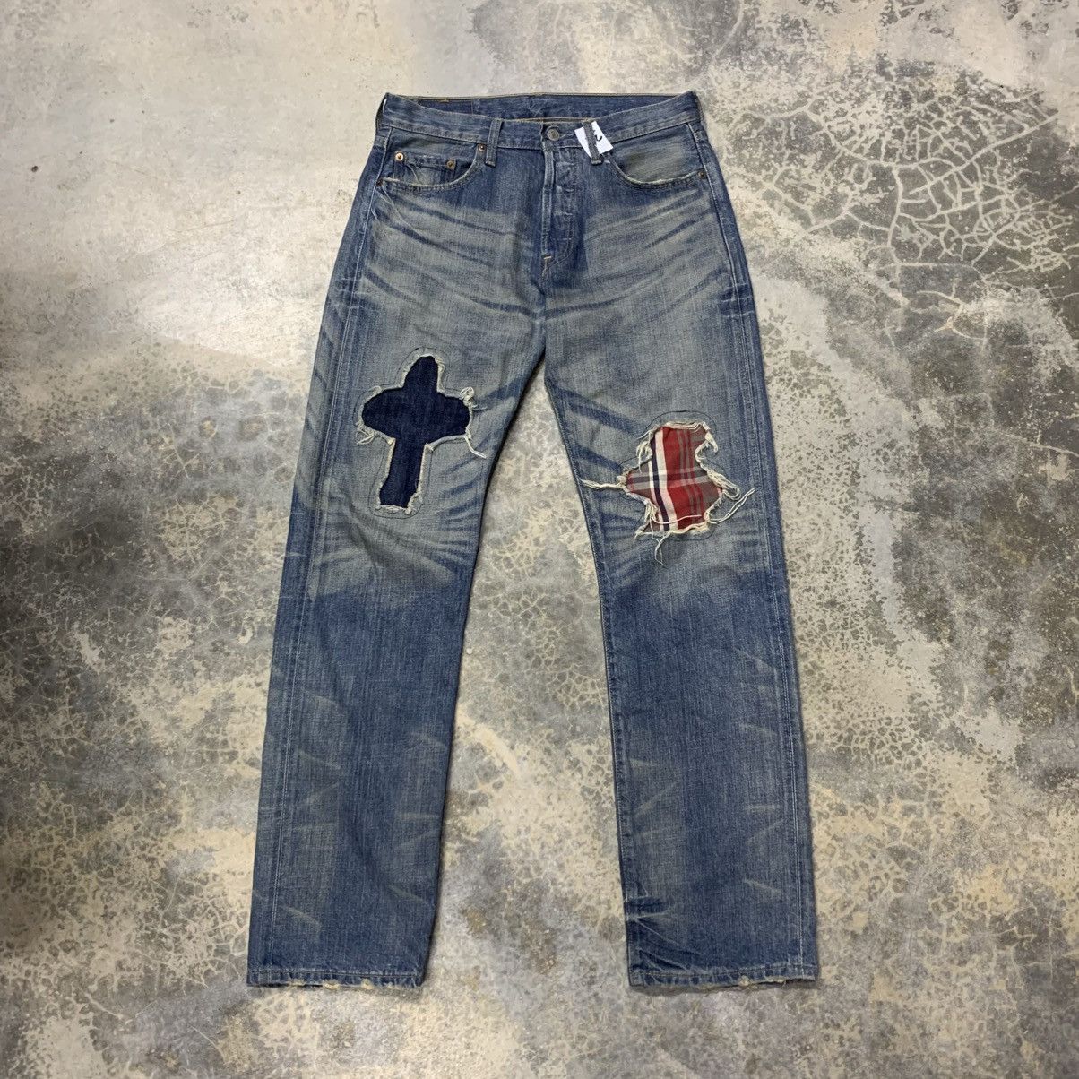 Levi's × Levi's Vintage Clothing × Vintage Vintage Levis 501 Jean nice faded custom denim Size US 30 / EU 46 - 1 Thumbnail
