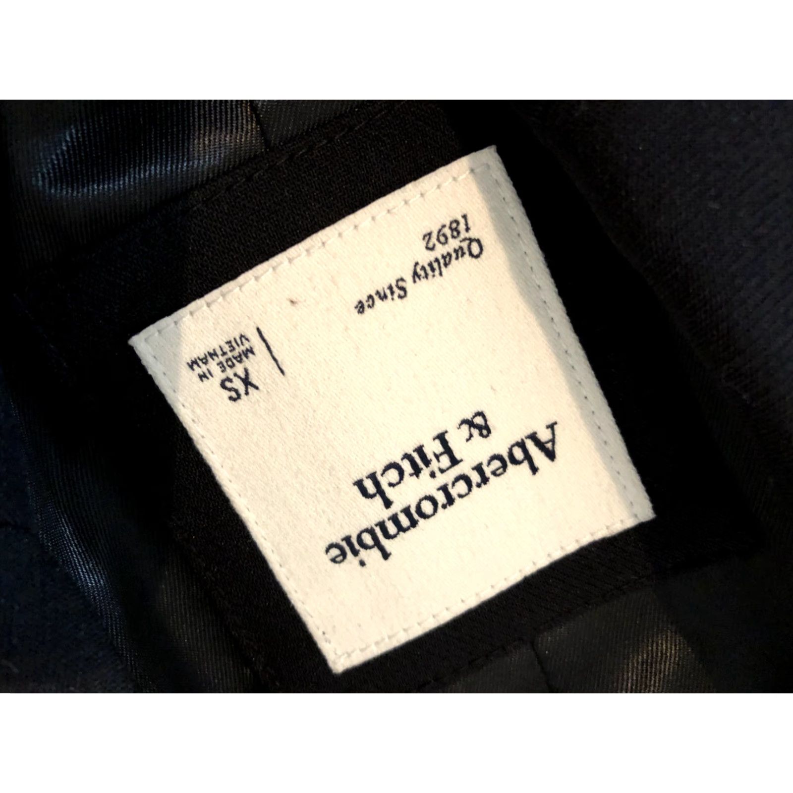 Abercrombie & Fitch VINTAGE Abercrombie & Fitch Blazer Women XS Black Jacket Size XS / US 0-2 / IT 36-38 - 3 Thumbnail
