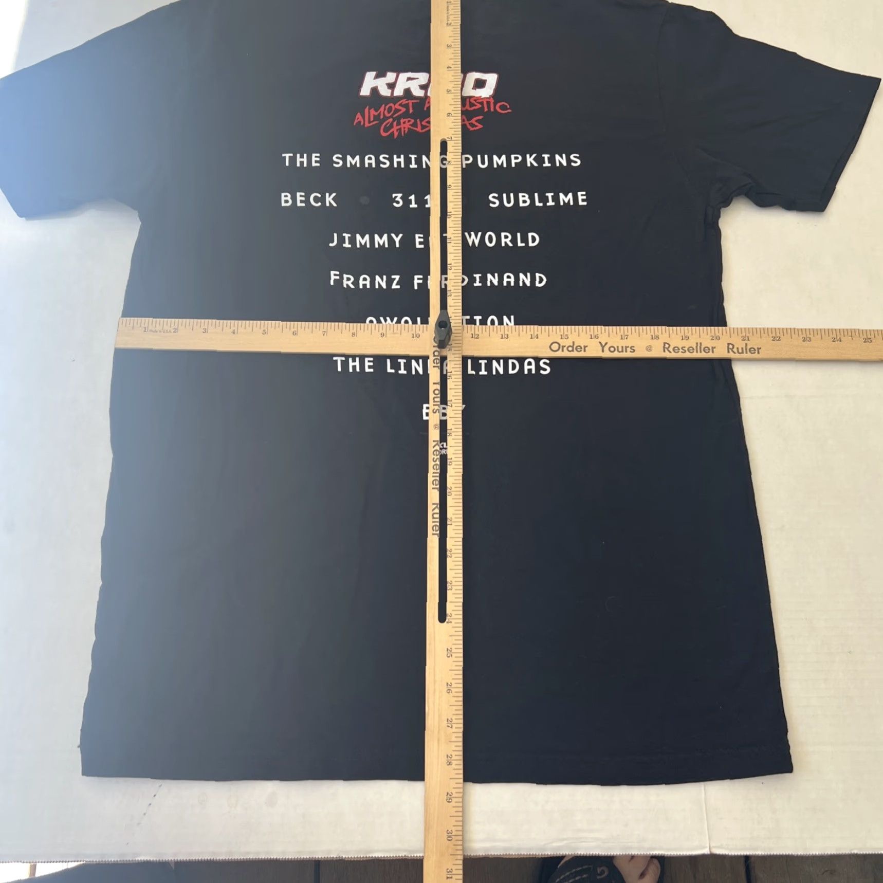 Next Level VINTAGE 2024 KROQ Almost Acoustic Christmas Logo Smashing Pumpkins Beck Shirt Large New Size US L / EU 52-54 / 3 - 7 Thumbnail