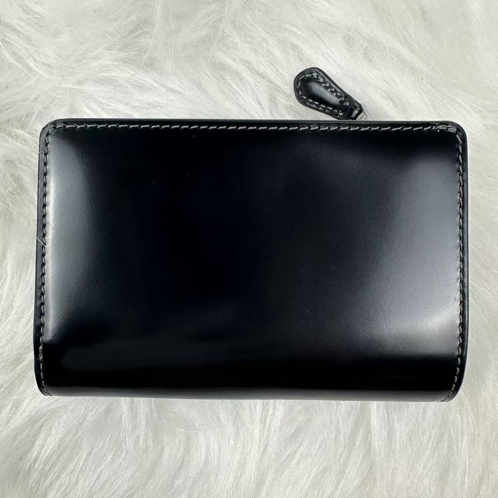 Coach Coach Medium Corner Zip Wallet Novelty Leather/Silver/Black Size ONE SIZE - 2 Thumbnail