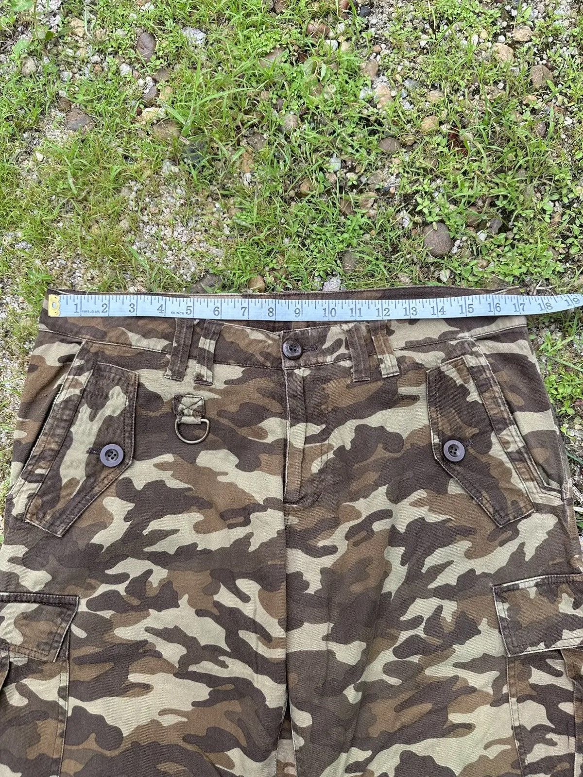 Japanese Brand MALA VITA JAPAN CAMOUFLAGE UTILITY CARGO TACTICAL PANTS Size US 34 / EU 50 - 6 Thumbnail