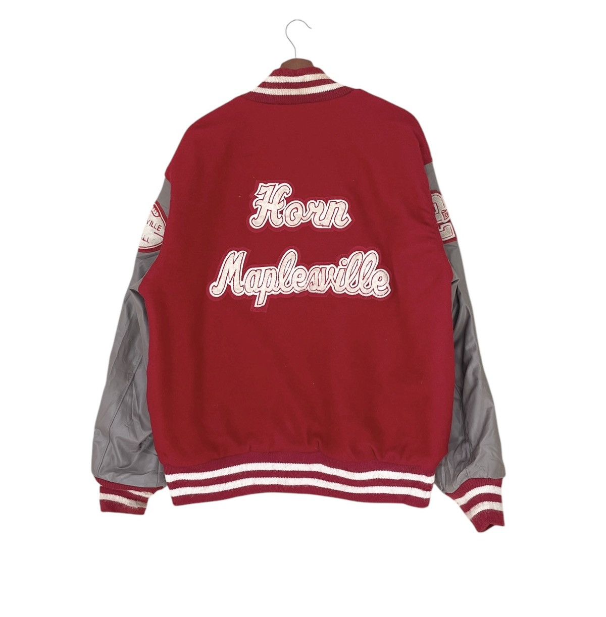 Vintage Vintage Brand Jostens Leather Varsity Jacket 1960s Size US XL / EU 56 / 4 - 2 Thumbnail