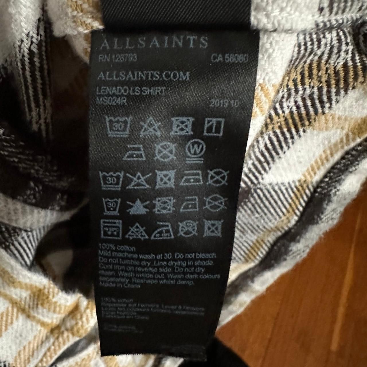 Allsaints Allsaints Lenado Ls Flannel Black Size US S / EU 44-46 / 1 - 7 Thumbnail