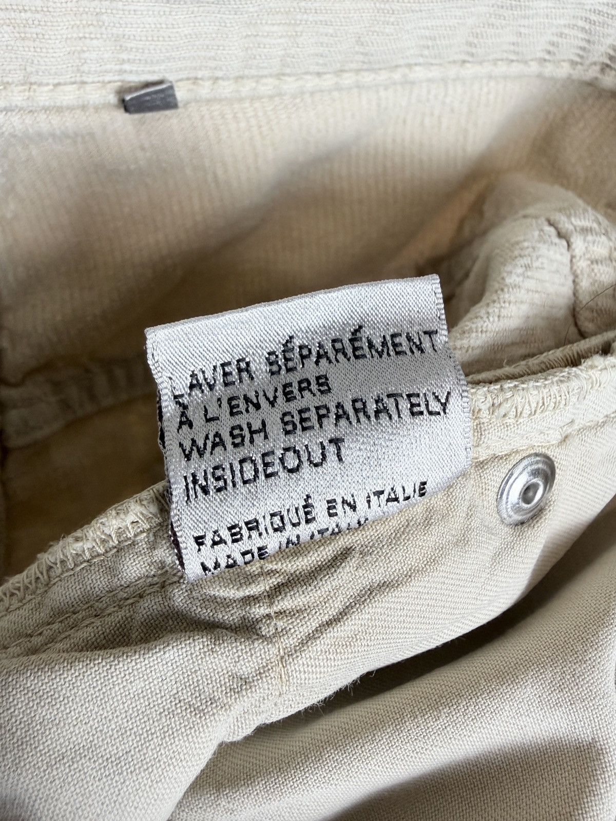 Dior × Hedi Slimane AW04 Dior Homme VOTC Faded & Distressed Corduroy Jeans Pants Size US 27 - 12 Thumbnail