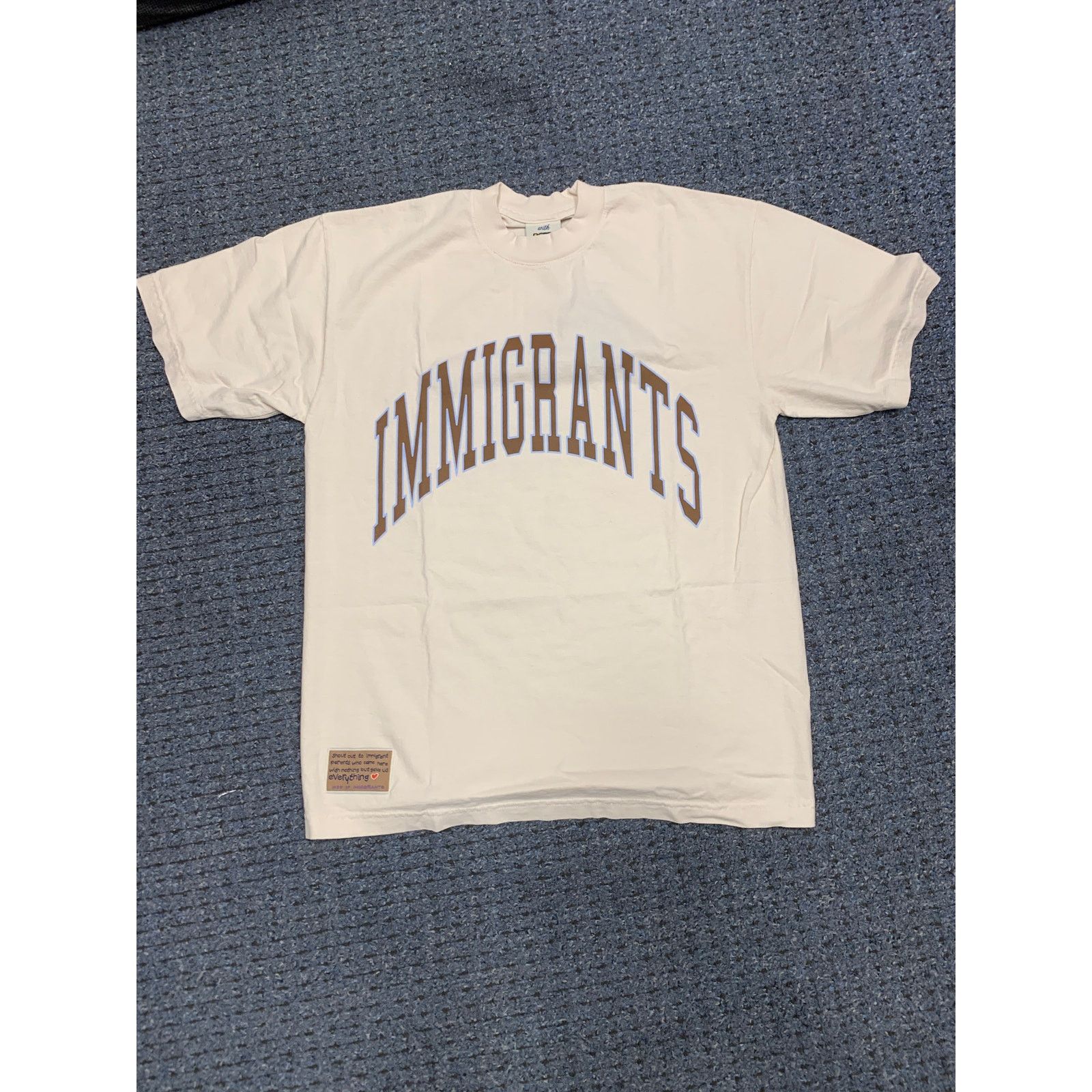 Nike Kids of Immigrants "Immigrant" Tee Off White Size Small NEW Size US S / EU 44-46 / 1 - 1 Thumbnail