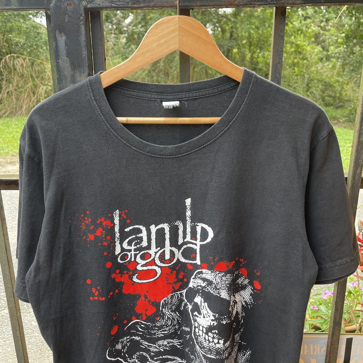 Band Tees × Vintage 🔥Vintage Y2K Lamb Of God Heavy Metal Band Promo Music Tee Size US L / EU 52-54 / 3 - 4 Thumbnail