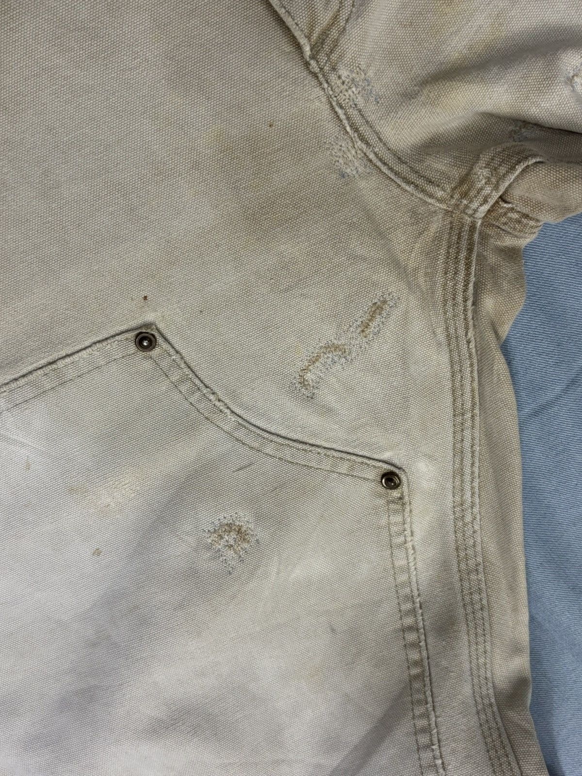 Carhartt Sunfade Carhartt BO1 BRN Double knee denim Size US 32 / EU 48 - 6 Thumbnail