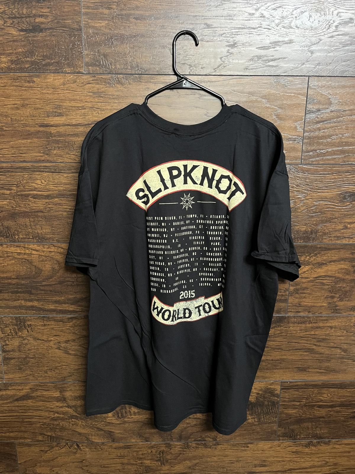 Designer Slipknot T-shirt Patched Up 2015 World Tour Tee 2XL Size US XXL / EU 58 / 5 - 2 Thumbnail