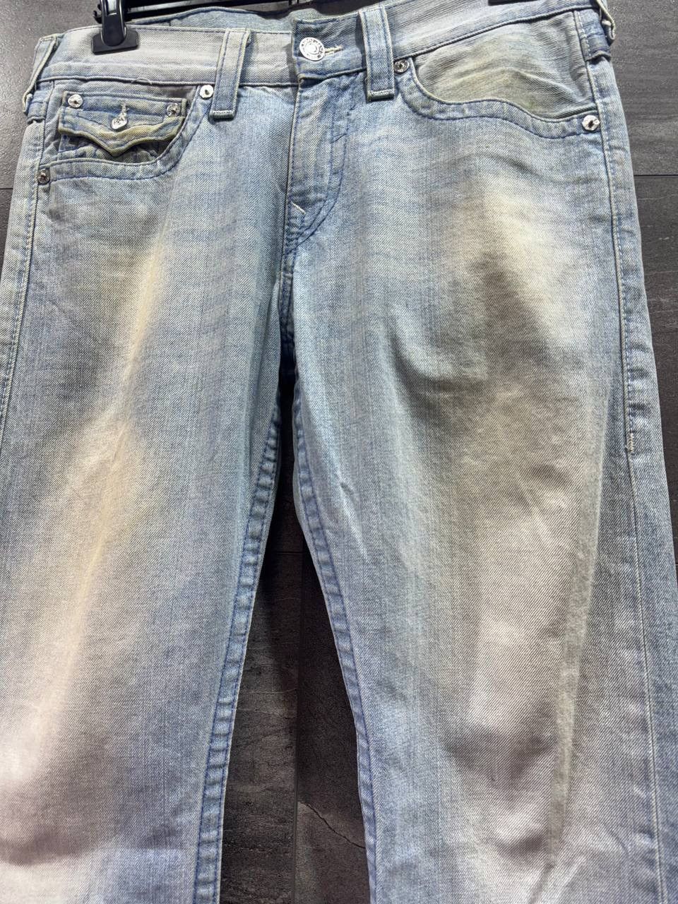 True Religion True Religion Men's Ricky Straight Denim Jeans Size US 32 / EU 48 - 6 Thumbnail