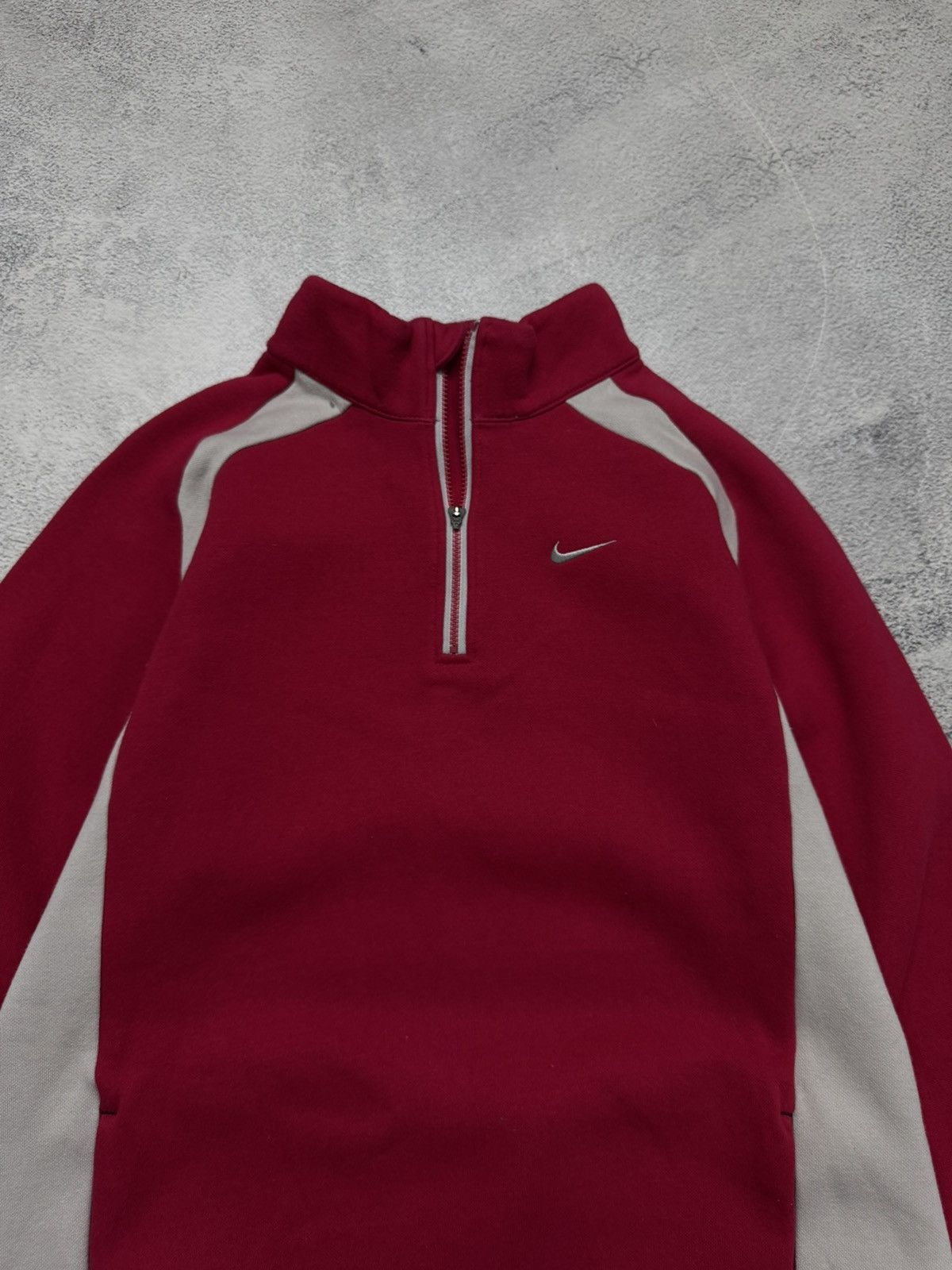 Nike Vintage Y2k Nike Mini Swoosh 1/3 Zip Hoodie 90’s Size US XS / EU 42 / 0 - 3 Thumbnail