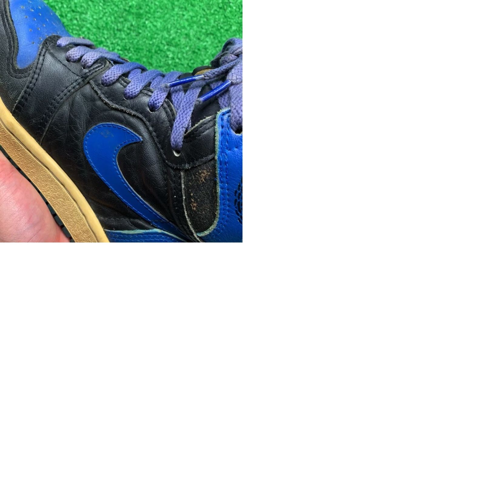 Nike Nike Air Jordan 1 Royal Black Blue Rare Vintage 85  display picture 1