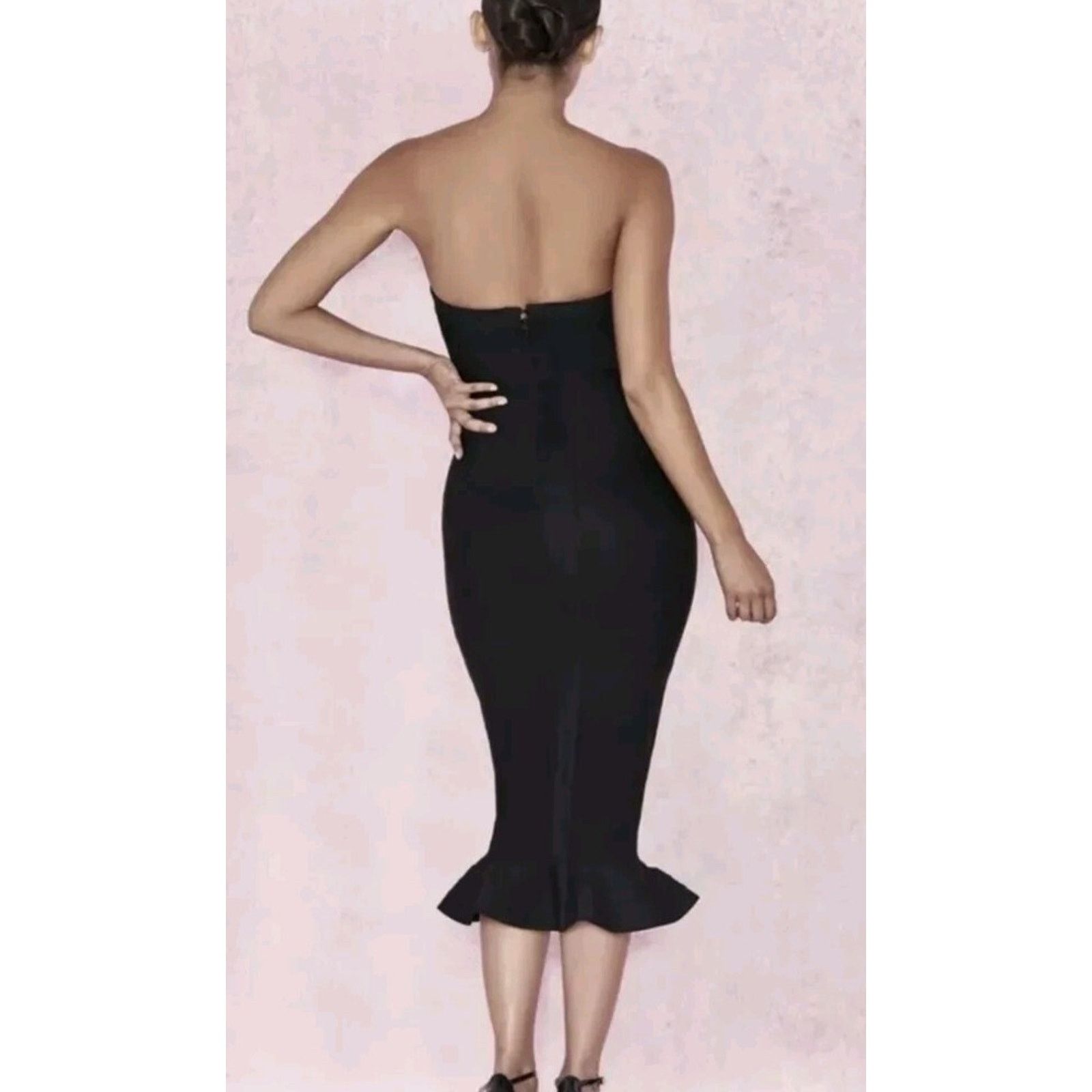 House of CB HOUSE OF CB Fabrizia size XS bandage Strapless A000151 Size XS / US 0-2 / IT 36-38 - 2 Thumbnail