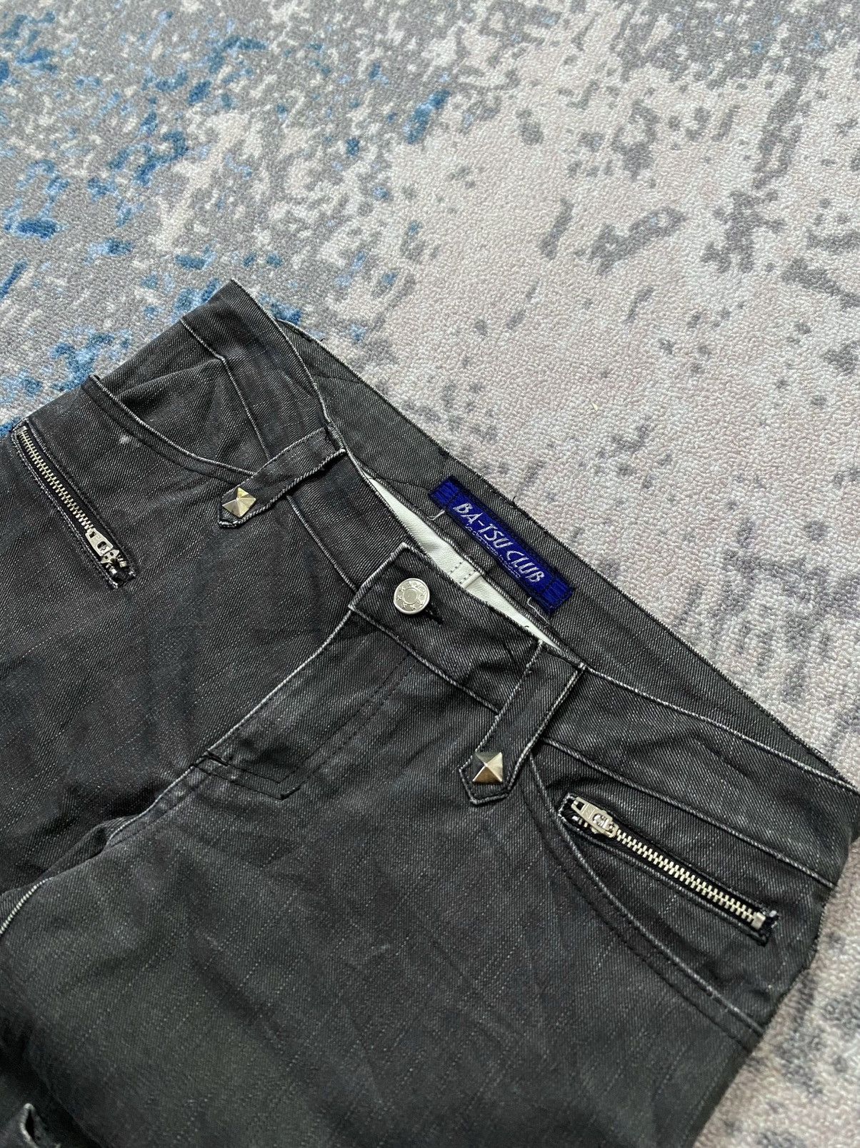 Hysteric Glamour Ba-tsu Bondage Washed Studded Jeans Size US 32 / EU 48 - 4 Thumbnail