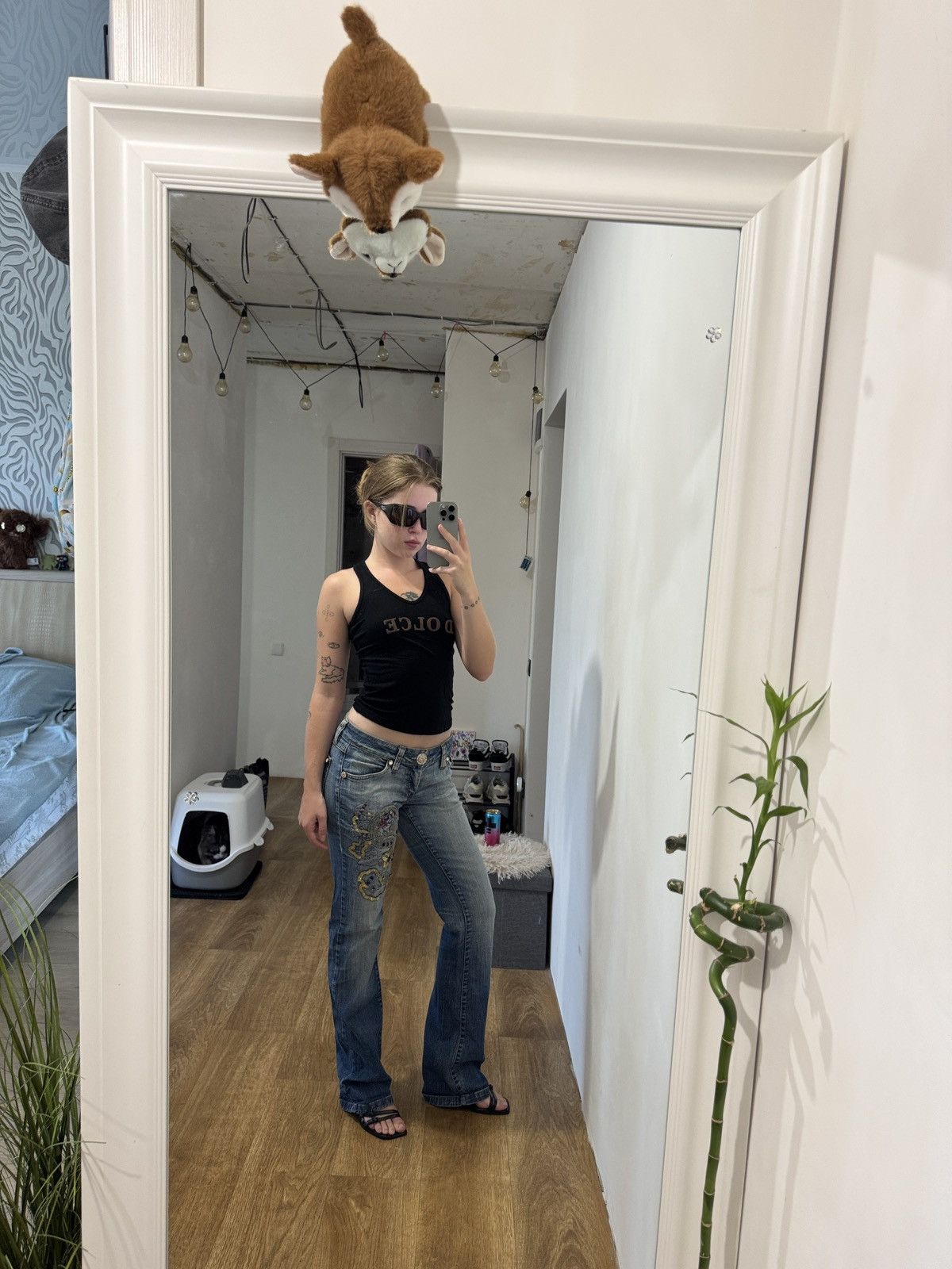 Dolce & Gabbana VINTAGE DOLCE&GABBANA 2000s DENIM PANTS JEANS Size 29" - 3 Thumbnail