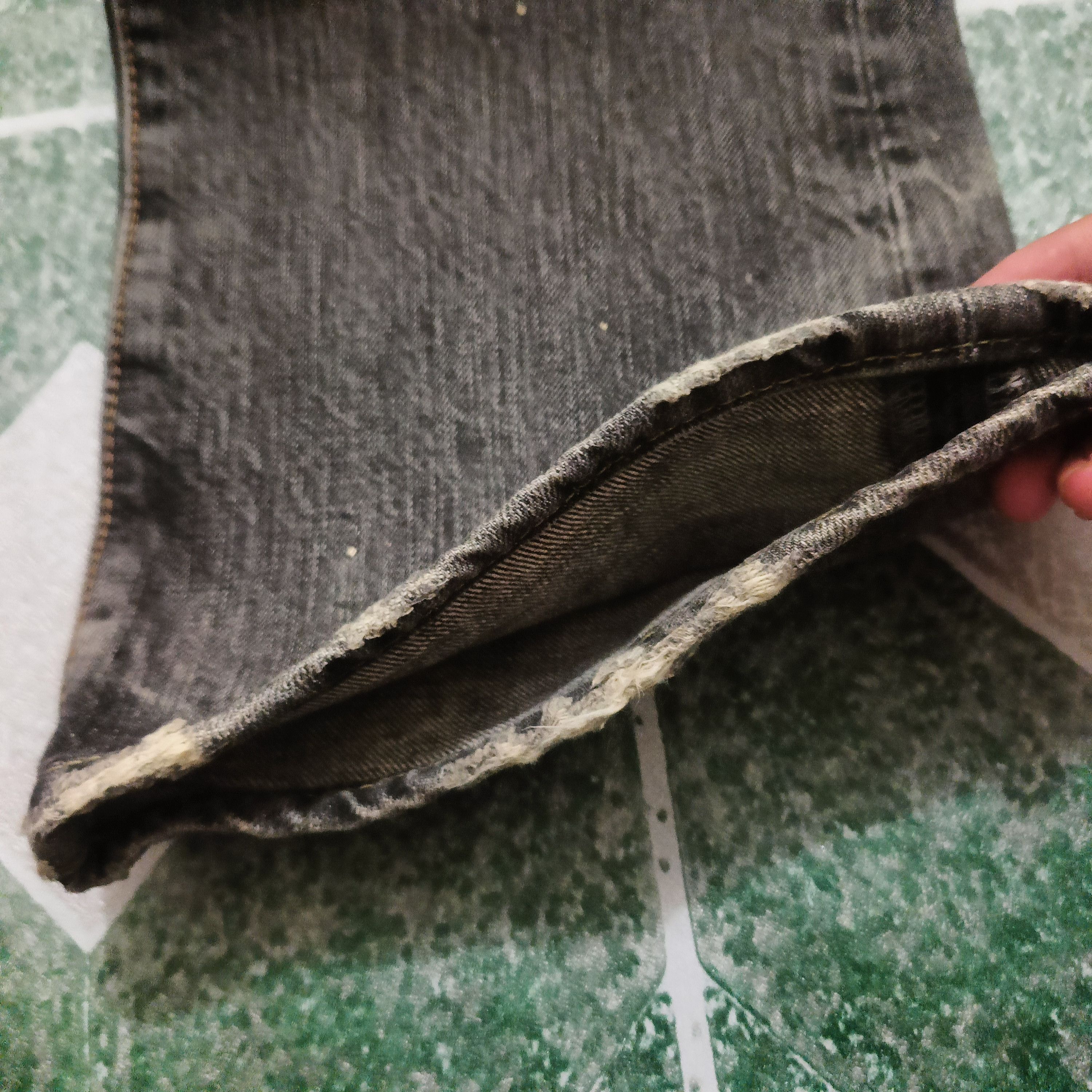 Le Grande Bleu (L.G.B.) Japan Ripped Rivet&Blue Painted distressed Studded Jeans LGB Size US 30 / EU 46 - 18 Thumbnail