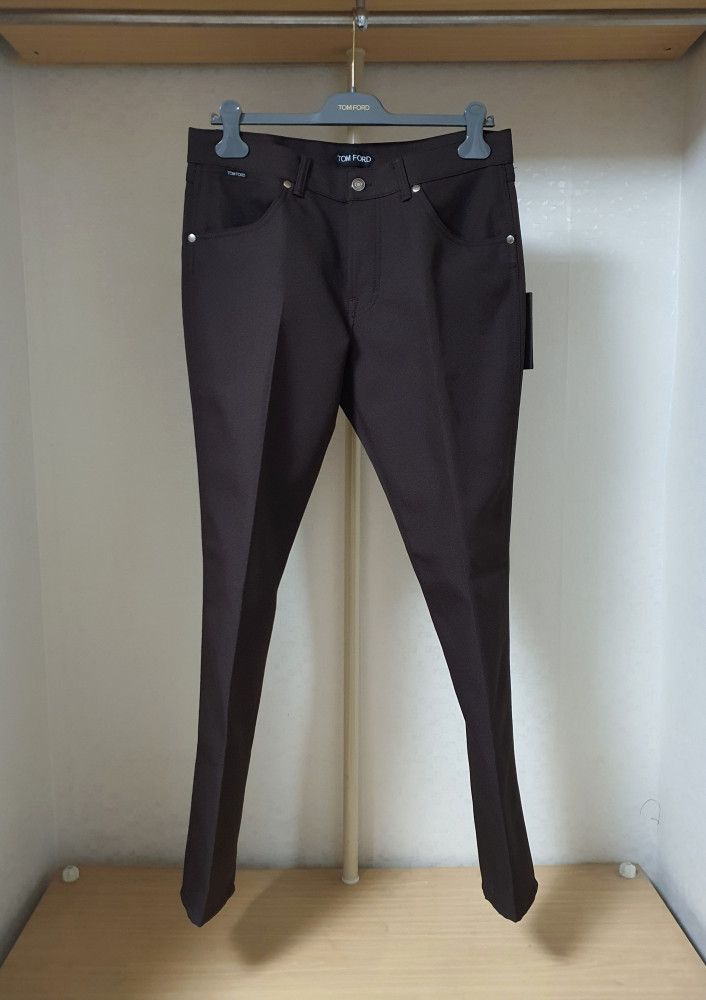 Tom Ford o1sm1stk0824 Active Riding Pant in Dark Brown Size US 30 / EU 46 - 1 Thumbnail