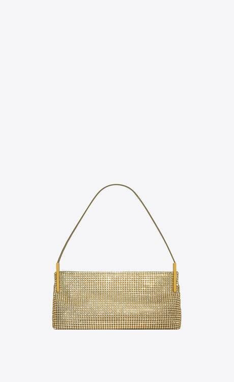 Saint Laurent Paris o1s1wg110925 Size: OS / Suzanne Small in Rhinestones Bag Size ONE SIZE - 1 Thumbnail