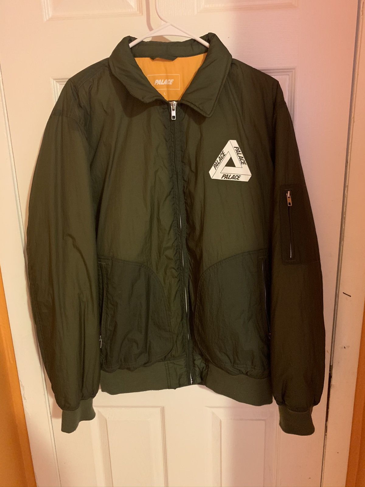 高品質の人気 PALACE THERMAL BONDED BOMBER RUST サイズXL