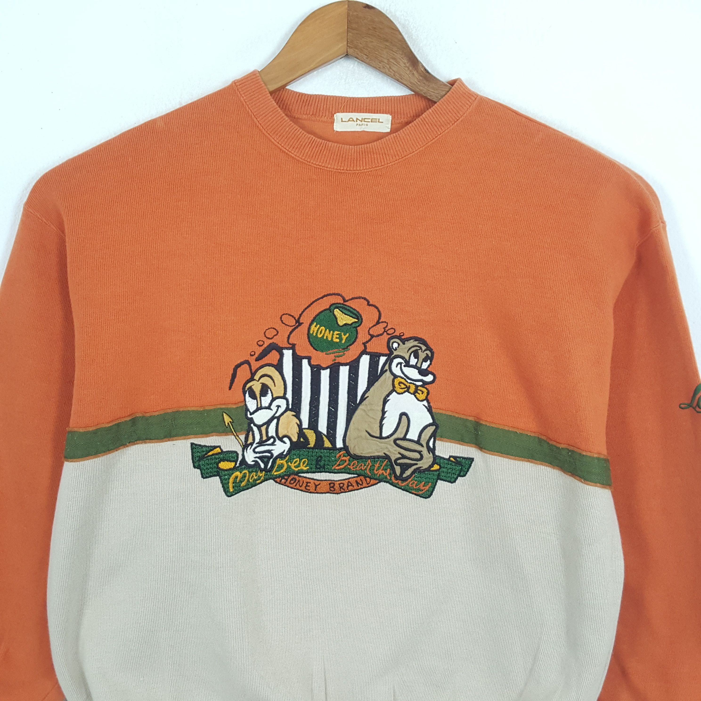 Japanese Brand × Lancel × Vintage Vintaege LANCEL Italian Fashion Brand Sweatshirts Size US M / EU 48-50 / 2 - 2 Thumbnail