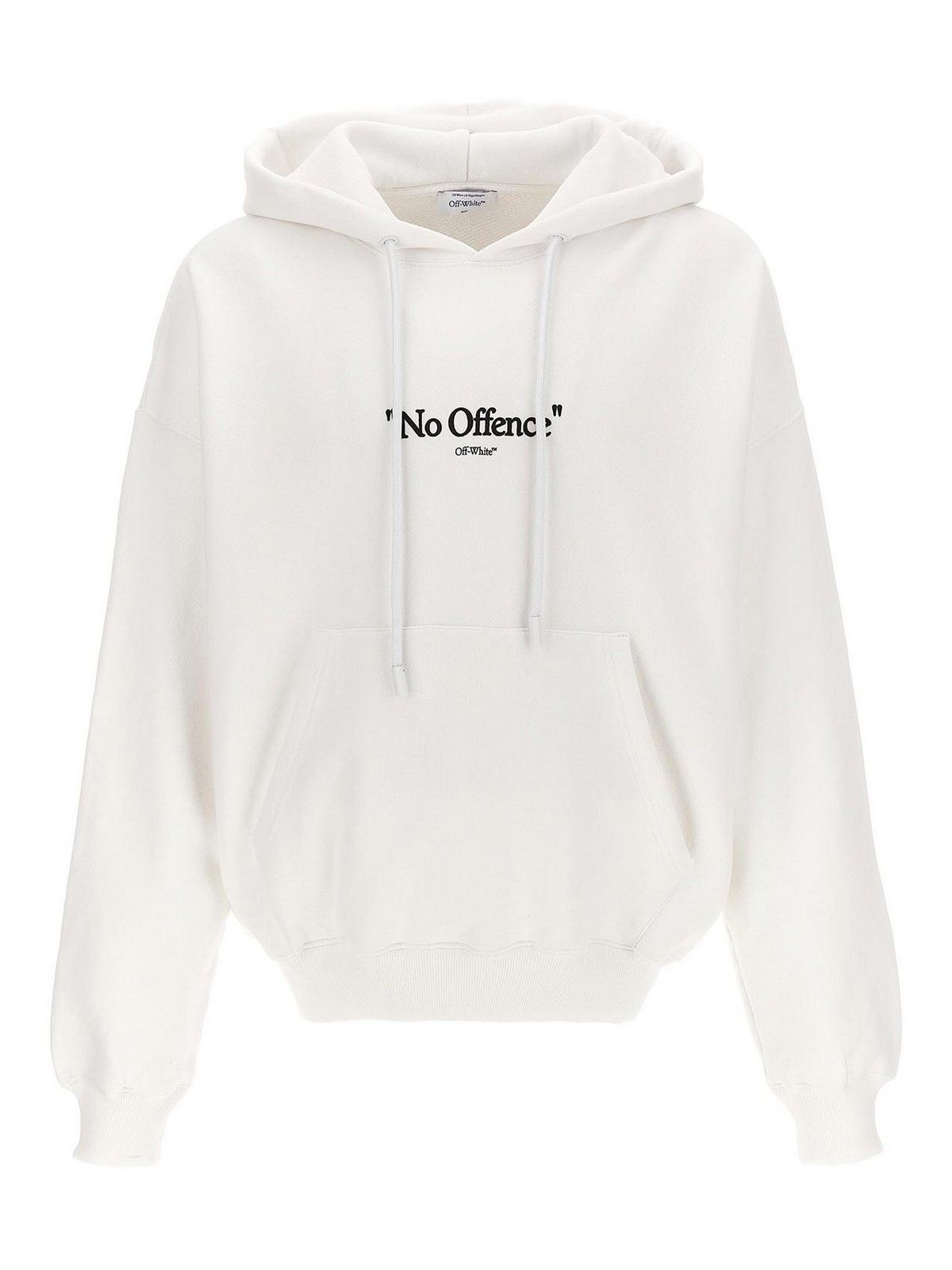 Off-White o1gr1nt0425 No Place Hoodie in White Size US XXS / EU 40 - 1 Thumbnail