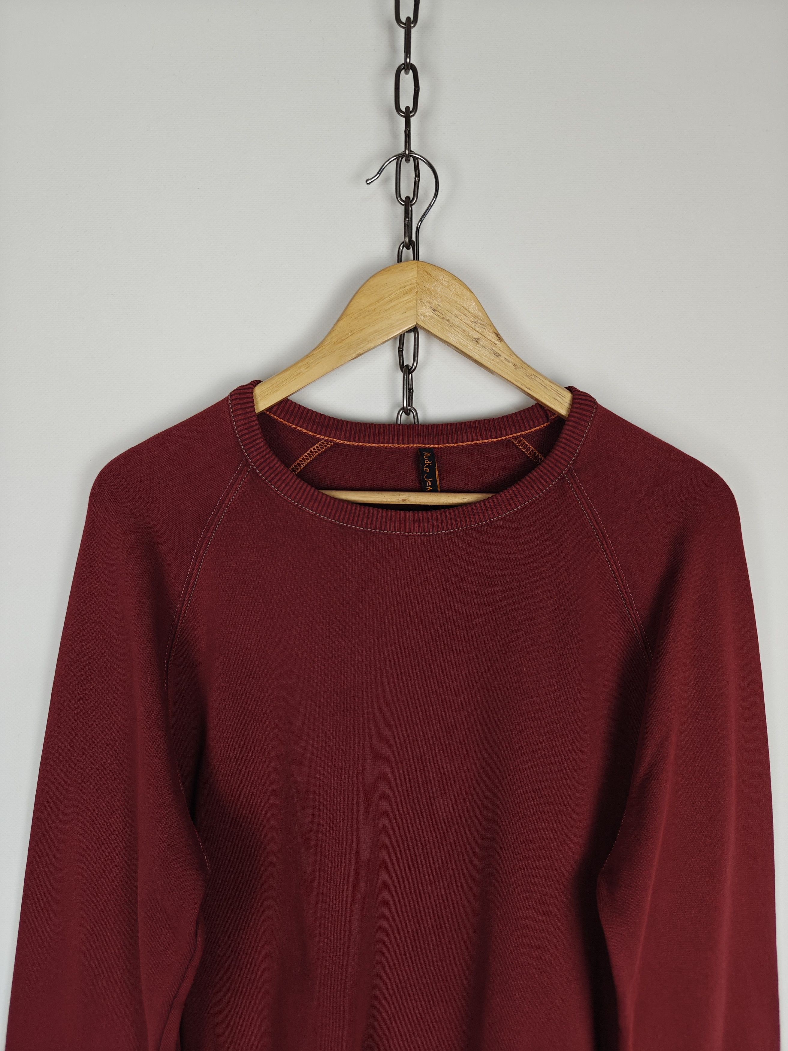 Nudie Jeans Nudie Jeans Cotton Sweatshirt Crewneck Brown size M Size US M / EU 48-50 / 2 - 2 Thumbnail